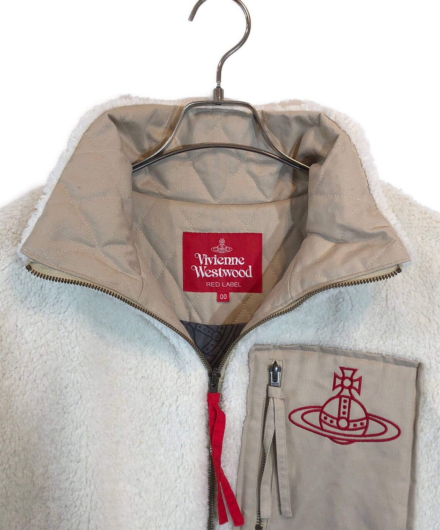 [Pre-owned] Vivienne Westwood RED LABEL Recycled Polyester Bore Zip Blouson 16-12-412014
