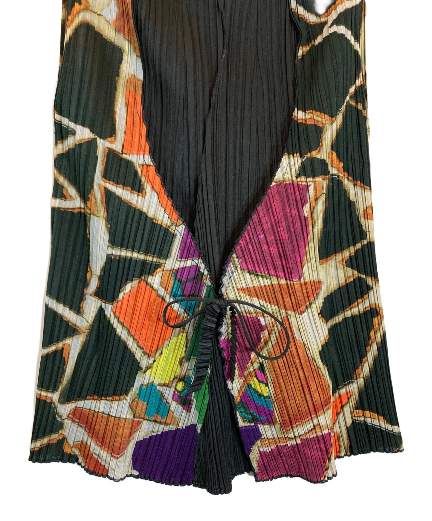 [Pre-owned] PLEATS PLEASE Galapagos Sleeveless Pleated Blouse PP33-JK734