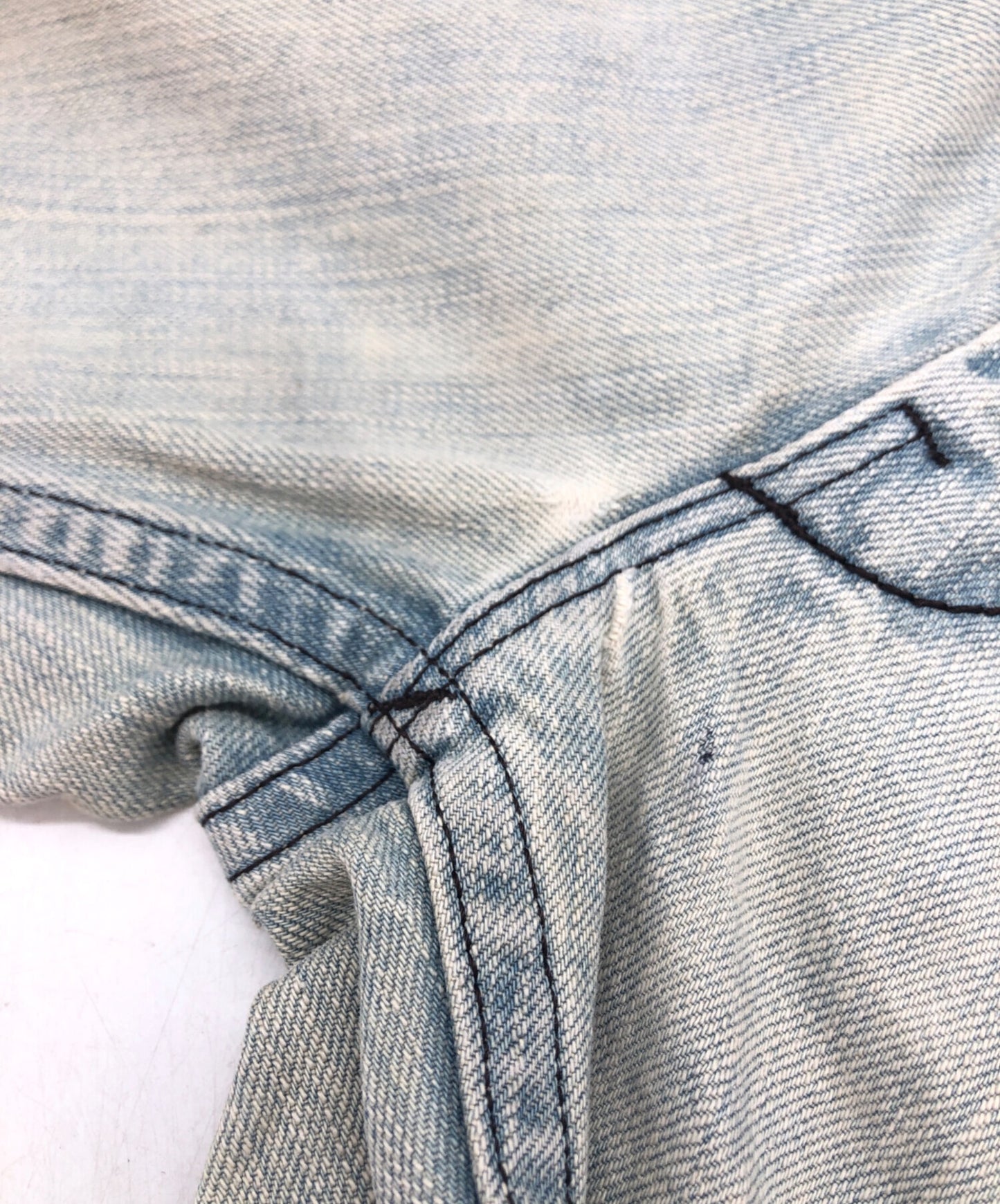 [Pre-owned] NUMBER (N)INE Mud-finished straight denim pants