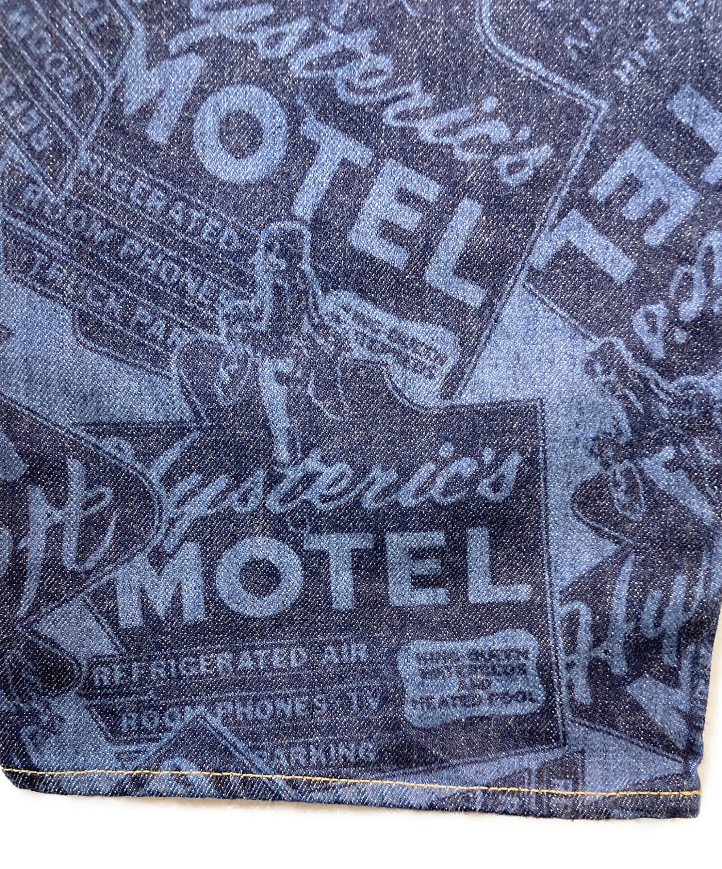[Pre-owned] Hysteric Glamour MOTEL Pattern Denim Pants 02241AP02