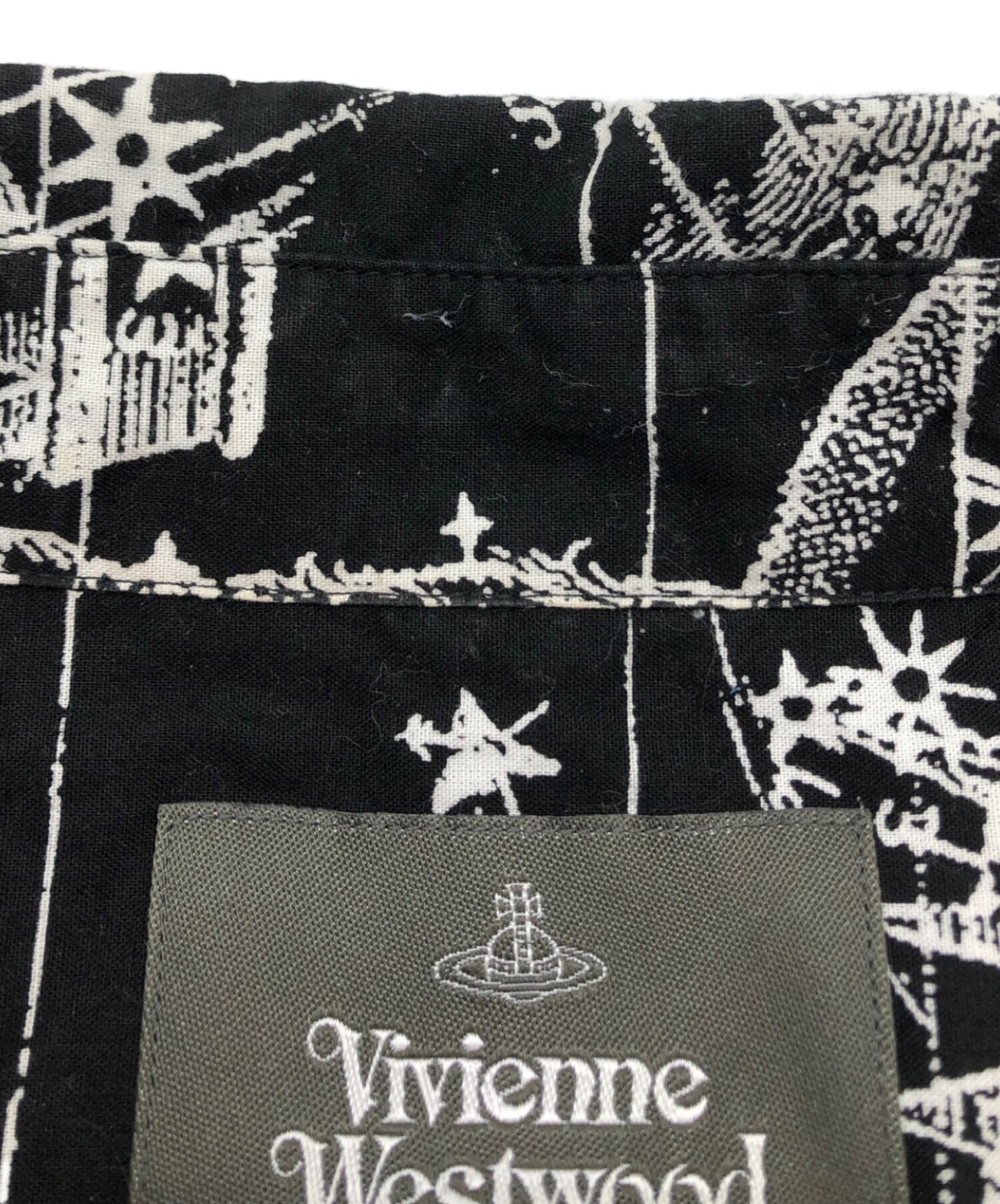 [Pre-owned] Vivienne Westwood man Constellation Pattern Short-Sleeved Shirt VW-WR-75966