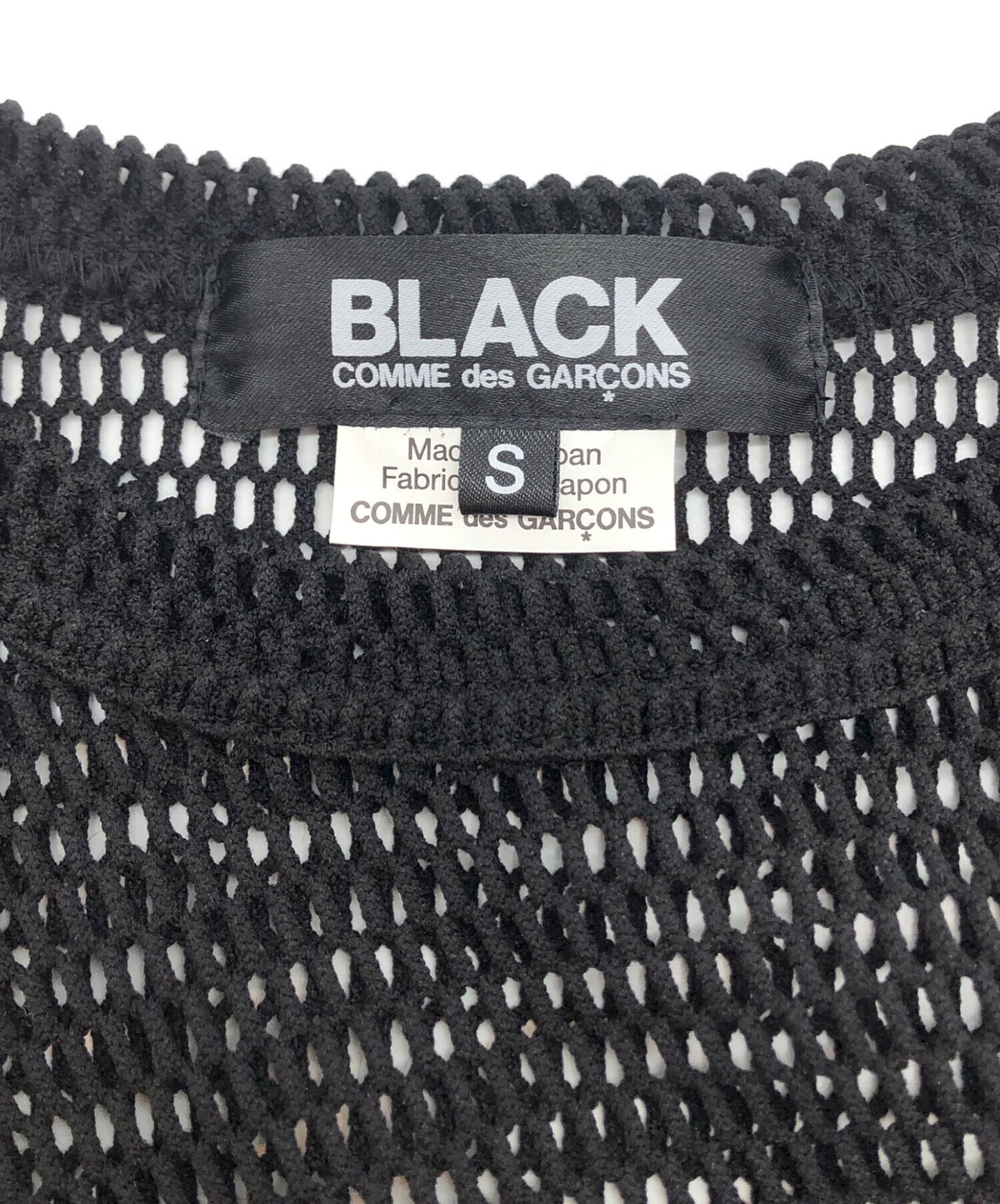 [Pre-owned] BLACK COMME des GARCONS mesh cut and sewn 1K-T001