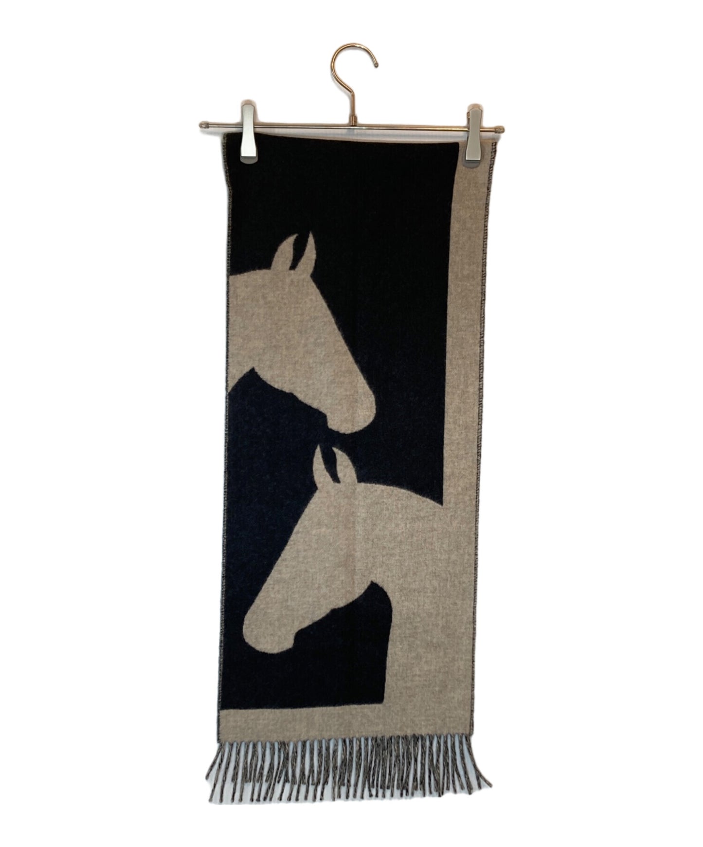 [Pre-owned] HERMES Love Story Cashmere Scarf