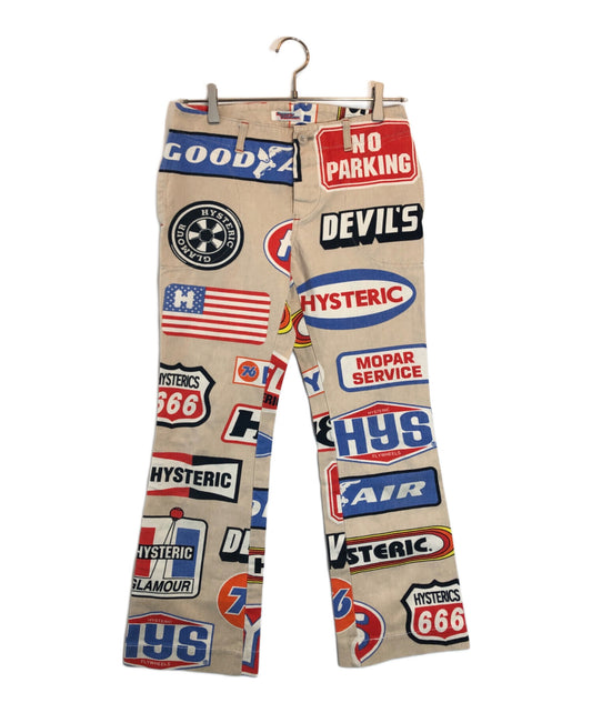 [Pre-owned] Hysteric Glamour All-over-print pants 2AP-1340