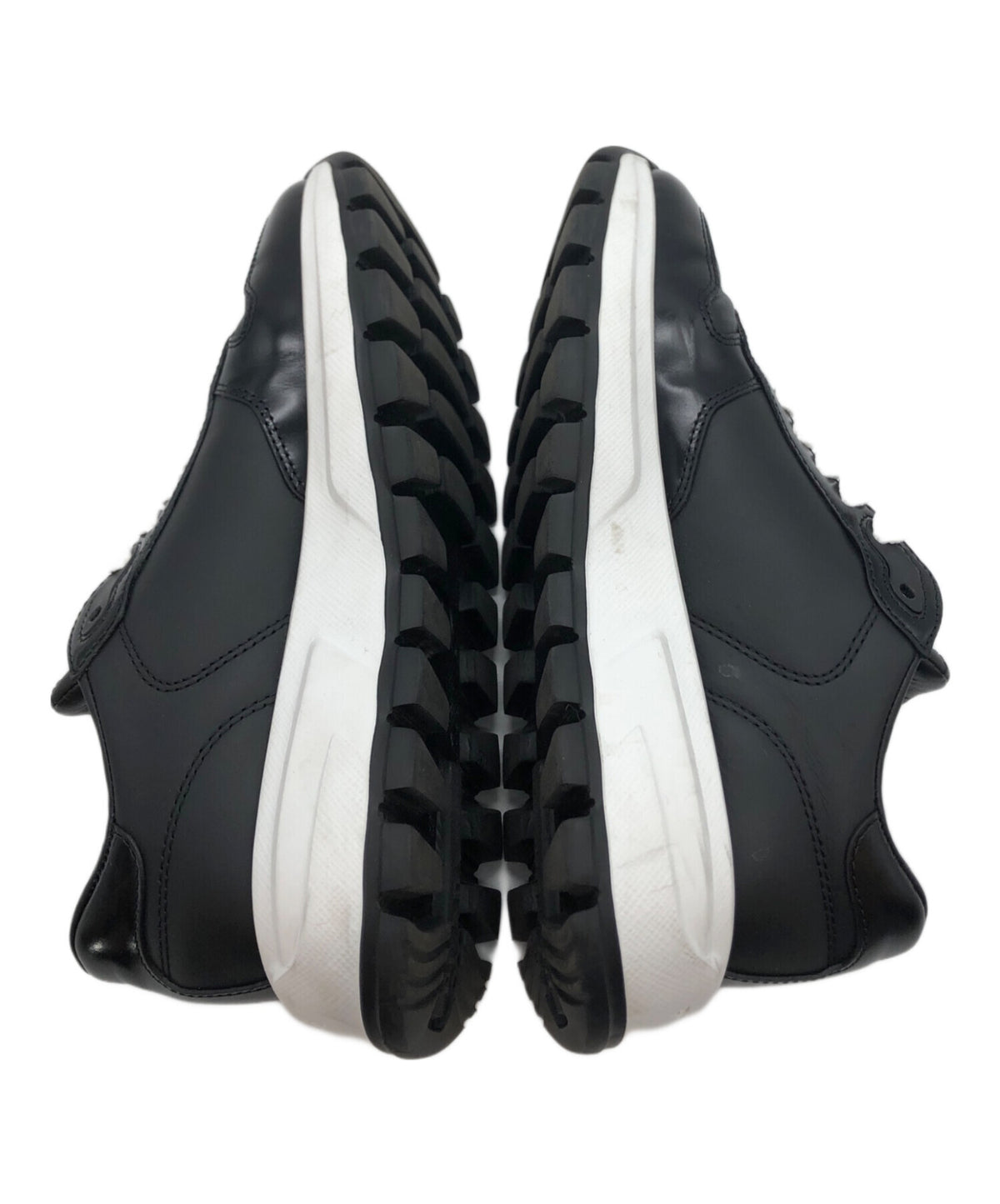 [Pre-owned] PRADA Prax 01 Leather Sneakers 1E804M