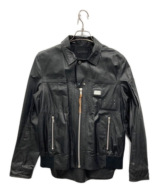 [Pre-owned] UNDERCOVERISM leather jacket E4206