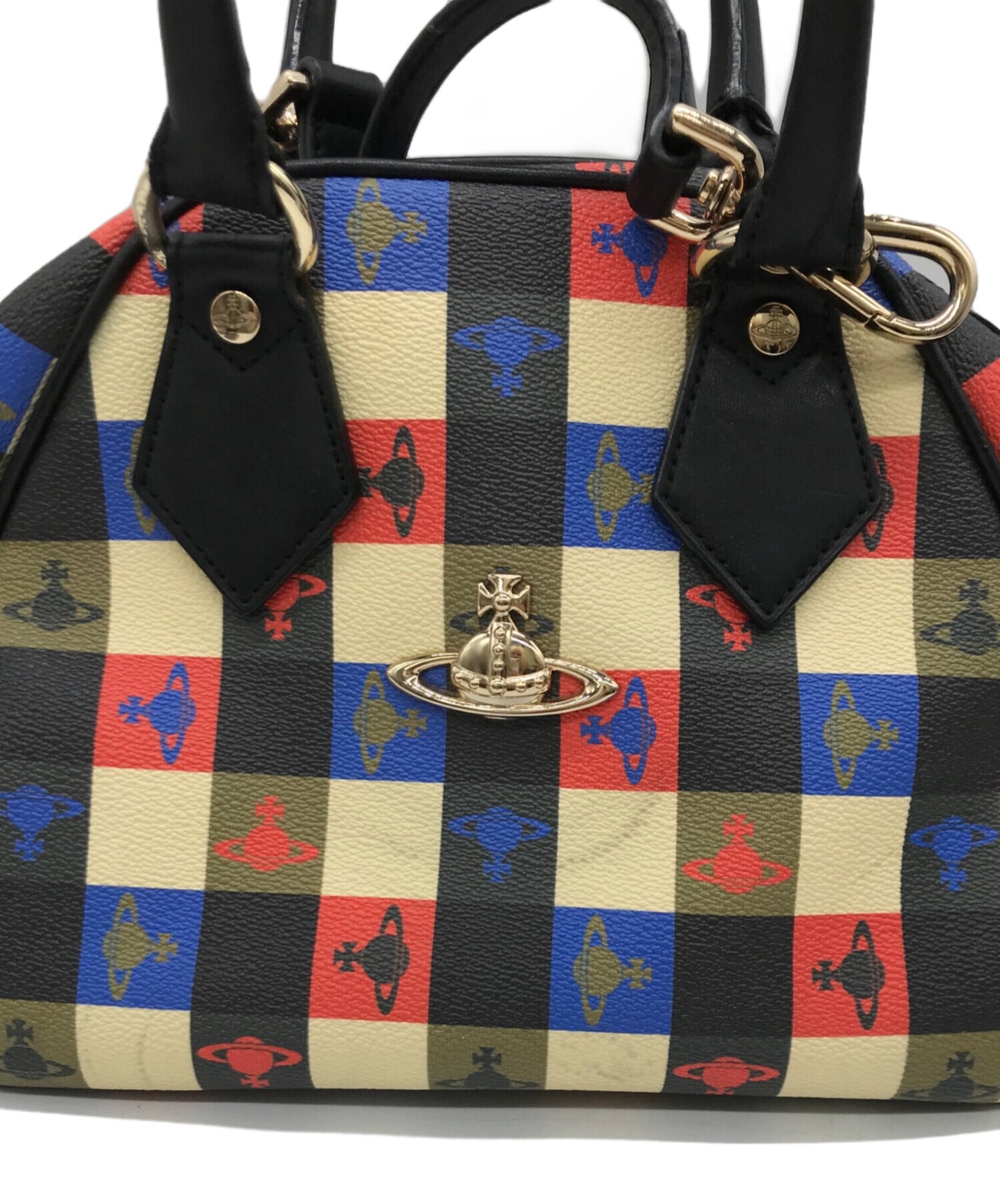 [Pre-owned] Vivienne Westwood Logomania Raipeline Yasmin Handbag