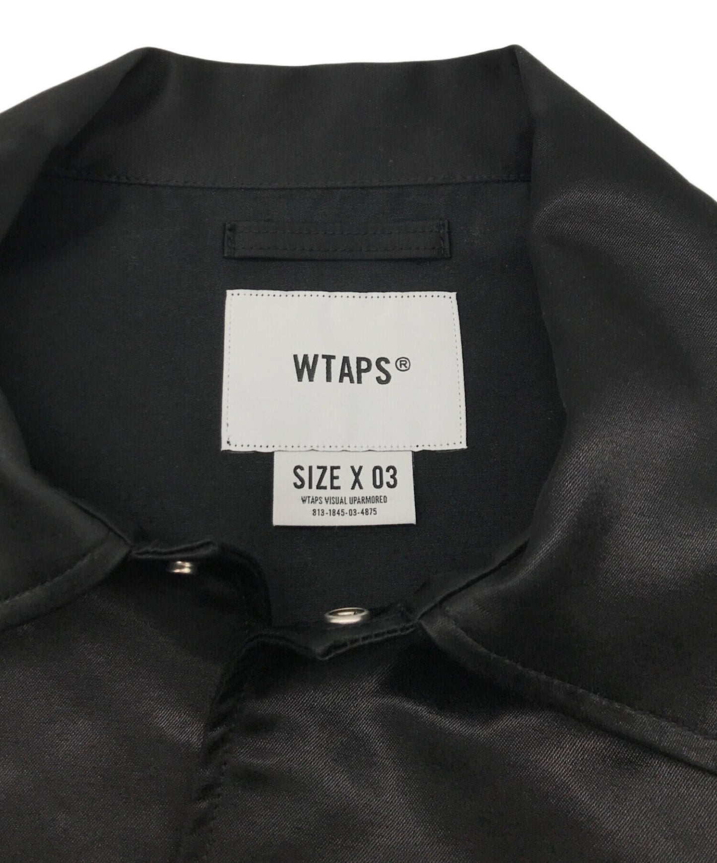 [Pre-owned] WTAPS CHIEF JACKET CTRY.SATIN.LEAGUE 241TQDT-JKM02