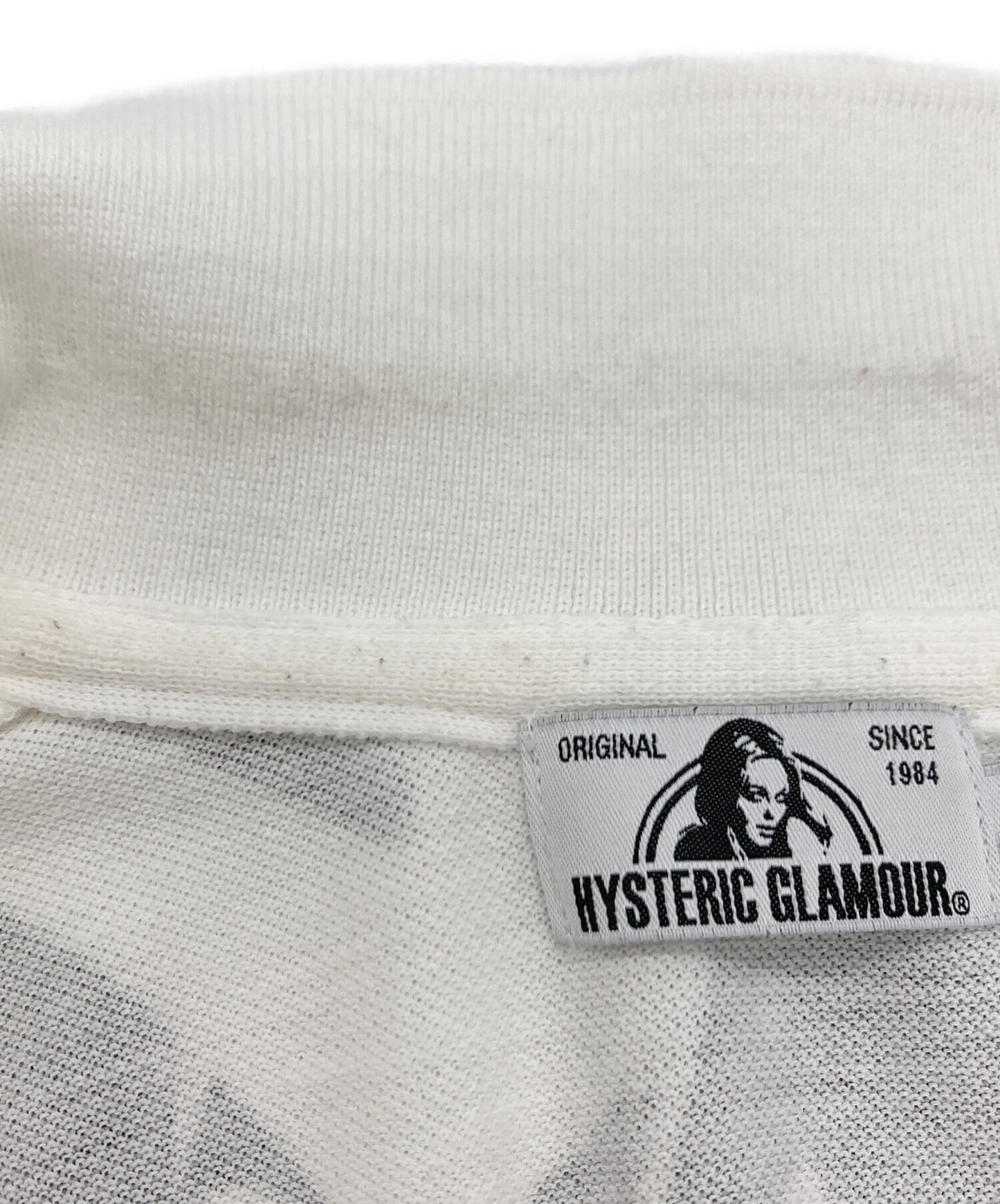 [Pre-owned] Hysteric Glamour Bad Girl Print Big Polo Shirt 02182CH01