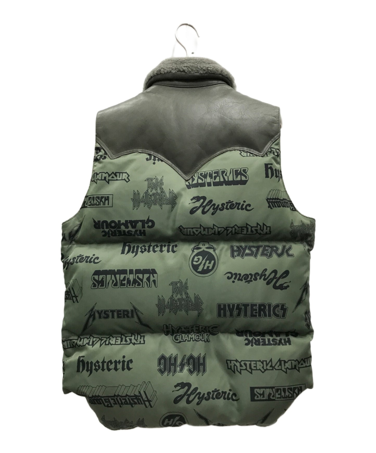 [Pre-owned] Hysteric Glamour CHRISTY Down Vest with LOGO pattern 02173AV01