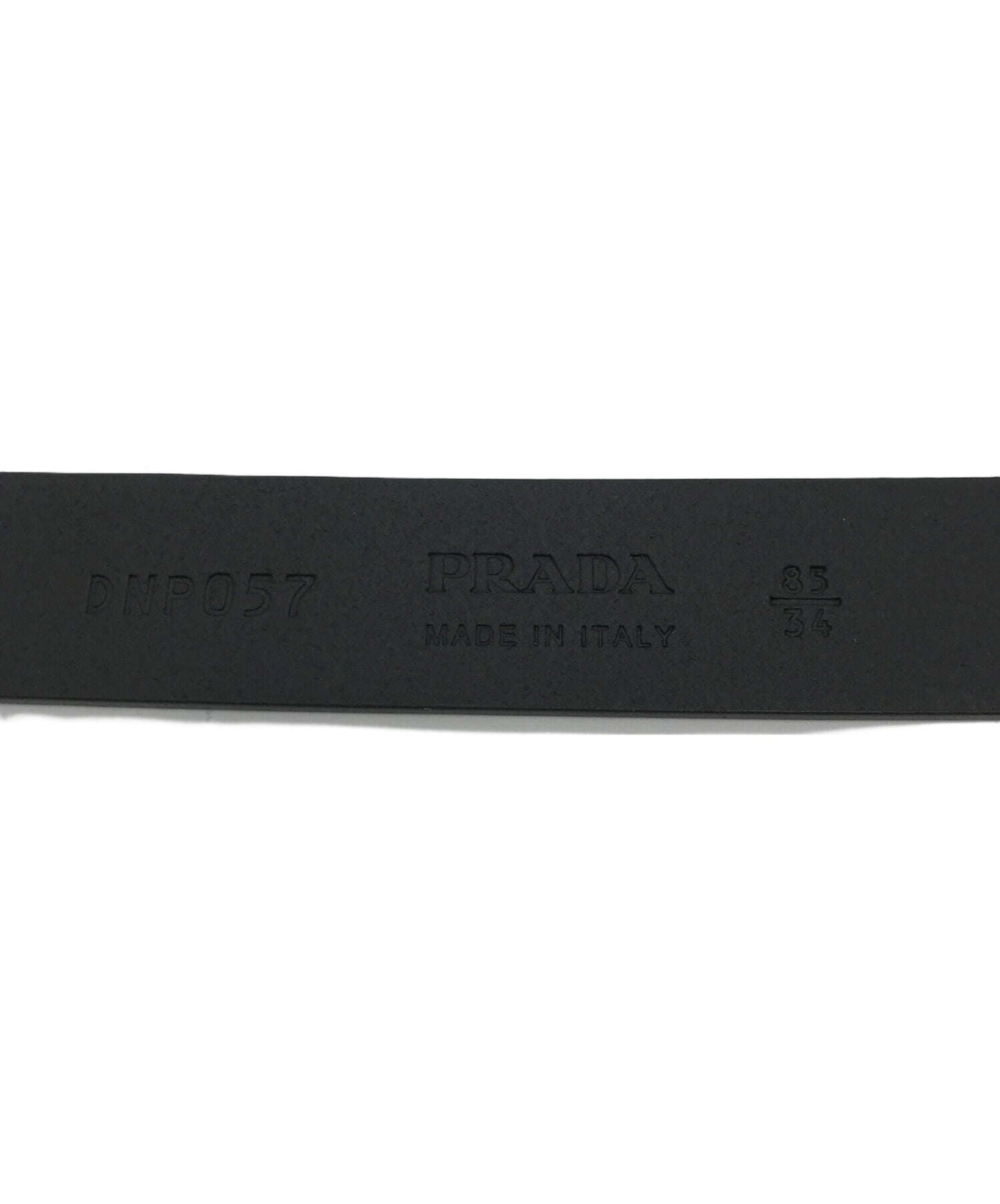 [Pre-owned] PRADA leather belt DNP057
