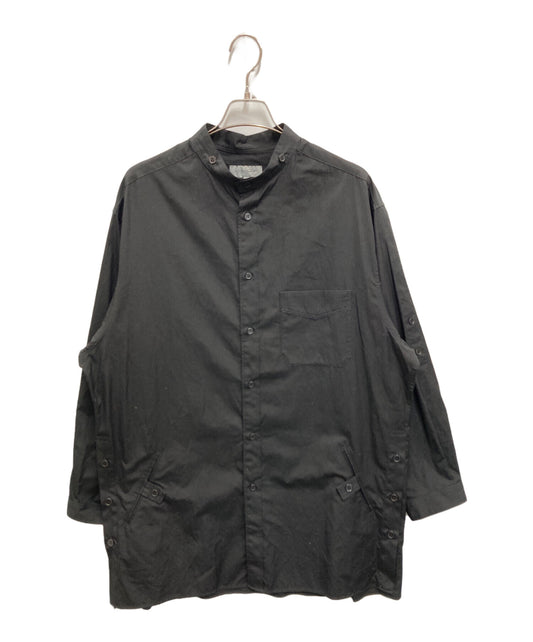 [Pre-owned] Yohji Yamamoto pour homme Front tab spare color ribbed shirt HZ-B77-012