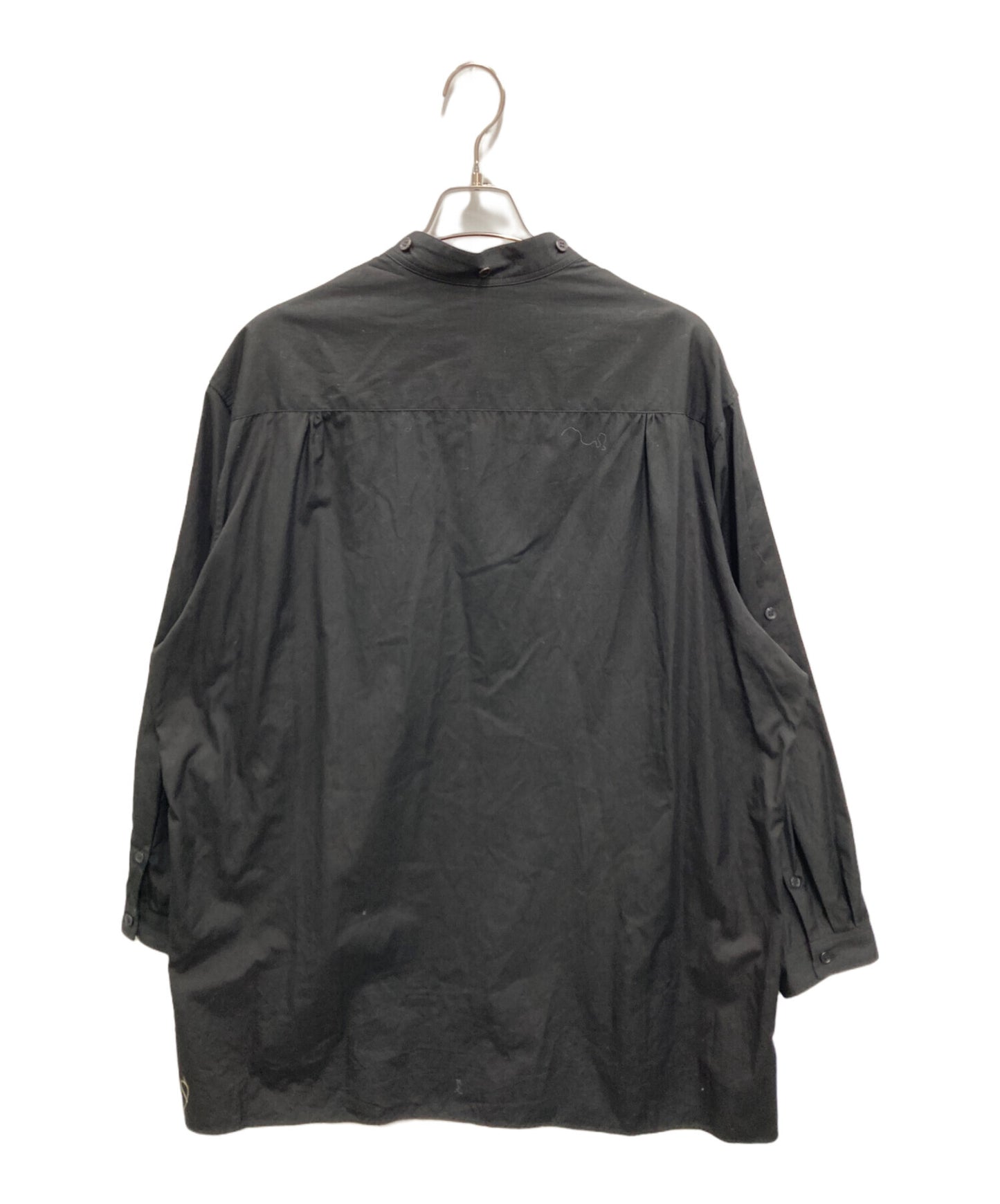 [Pre-owned] Yohji Yamamoto pour homme Front tab spare color ribbed shirt HZ-B77-012