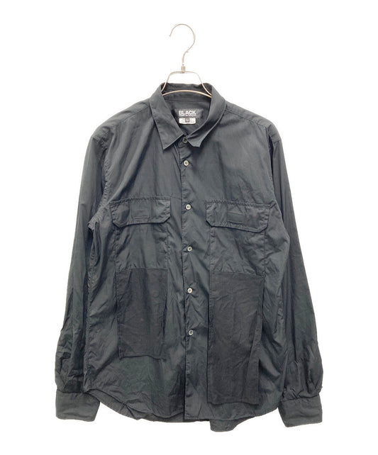 [Pre-owned] BLACK COMME des GARCONS Front design long sleeve shirt 1N-B001