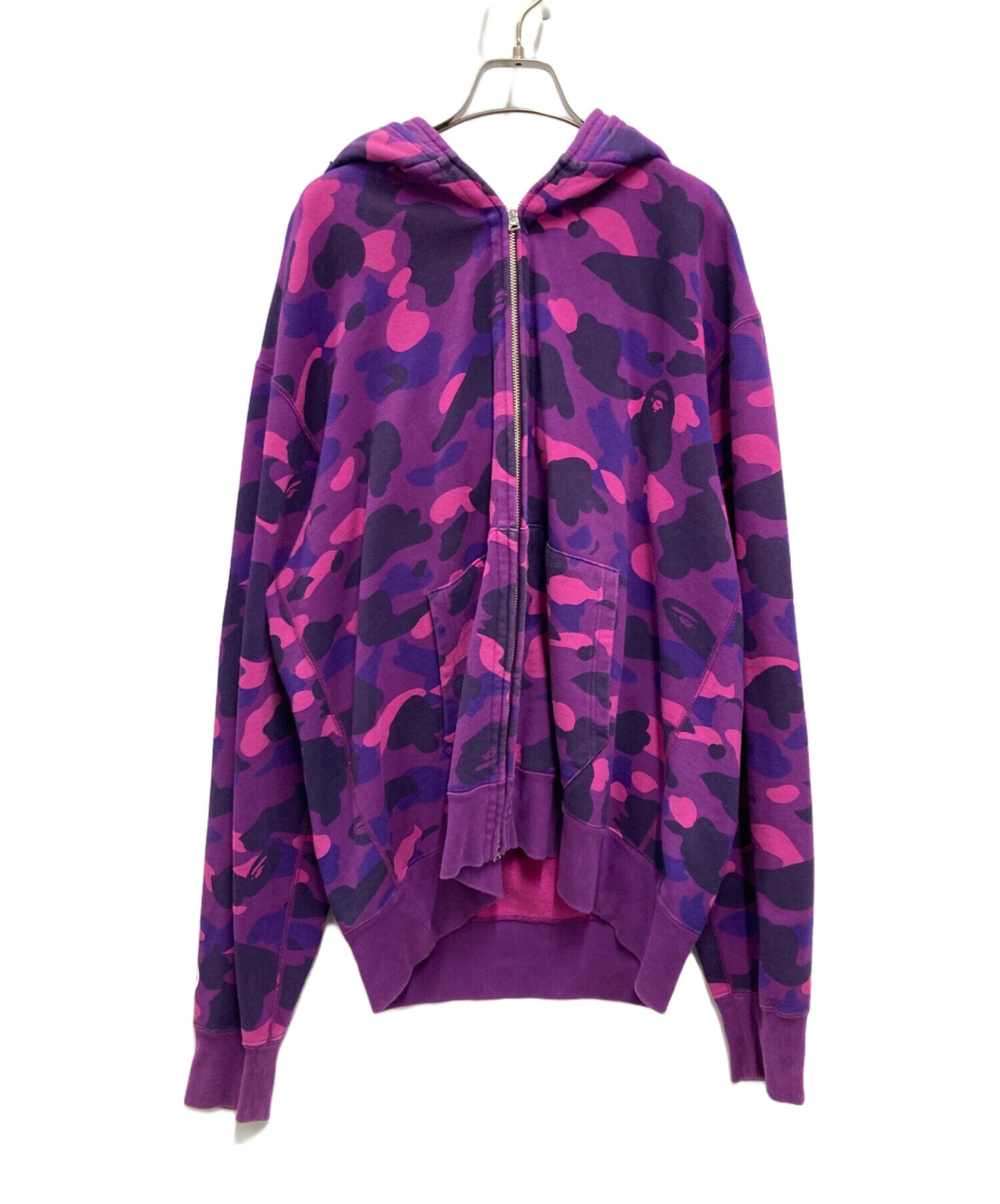 [Pre-owned] A BATHING APE Camo Shark Full Zip Hoody 001ZPH801010M