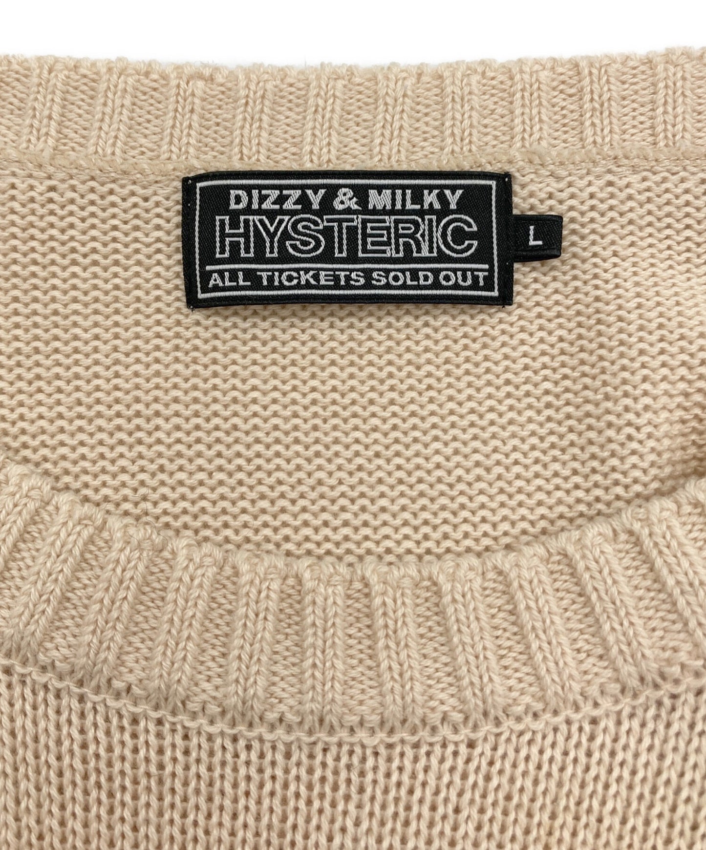 [Pre-owned] Hysteric Glamour Hysteric Teddy Jacquard Sweater 02233NS06