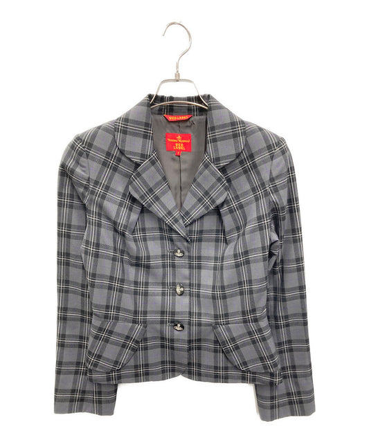 [Pre-owned] Vivienne Westwood RED LABEL Check Tailored Jacket 357-01-42005