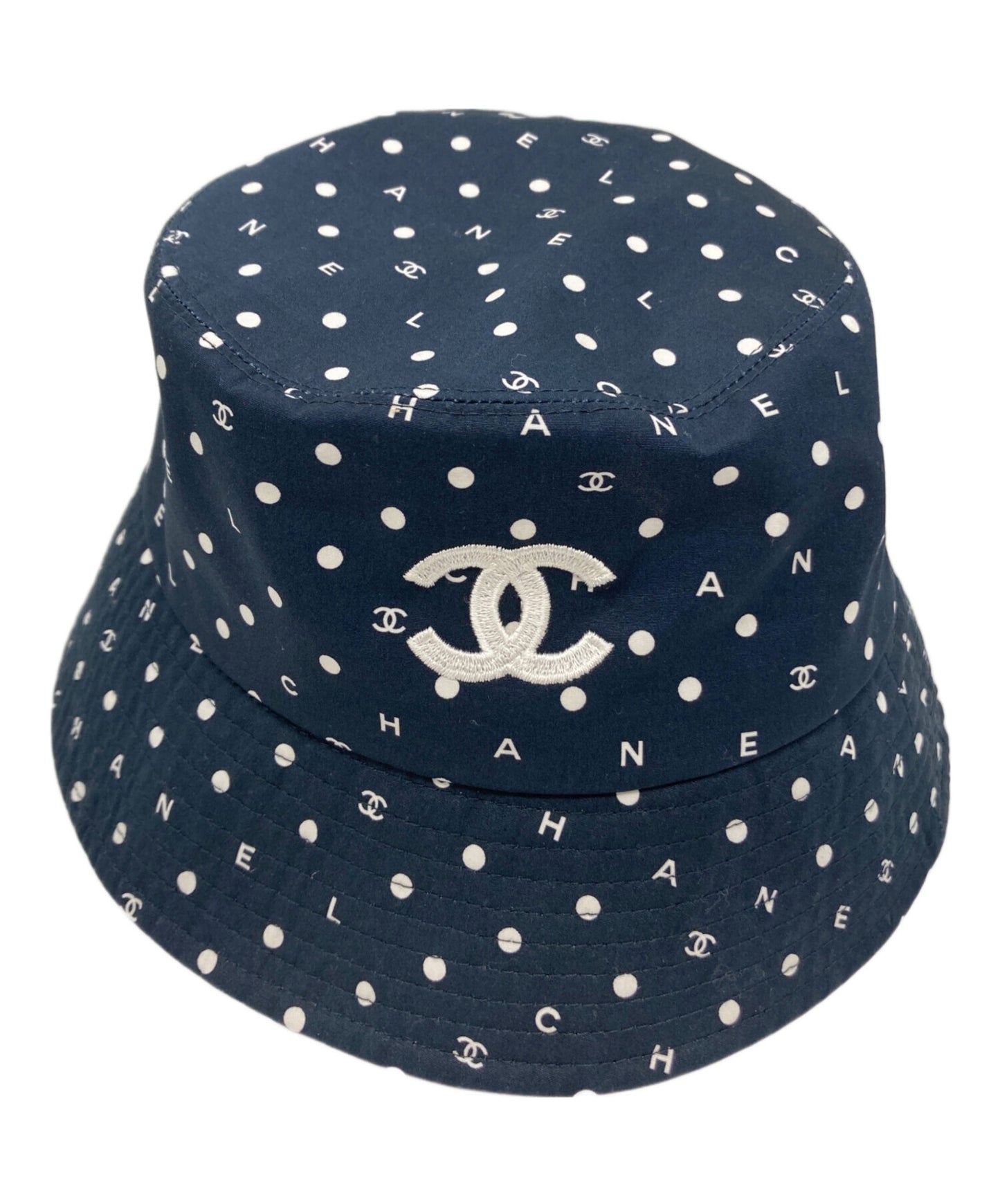 [Pre-owned] CHANEL Coco Mark Bucket Hat