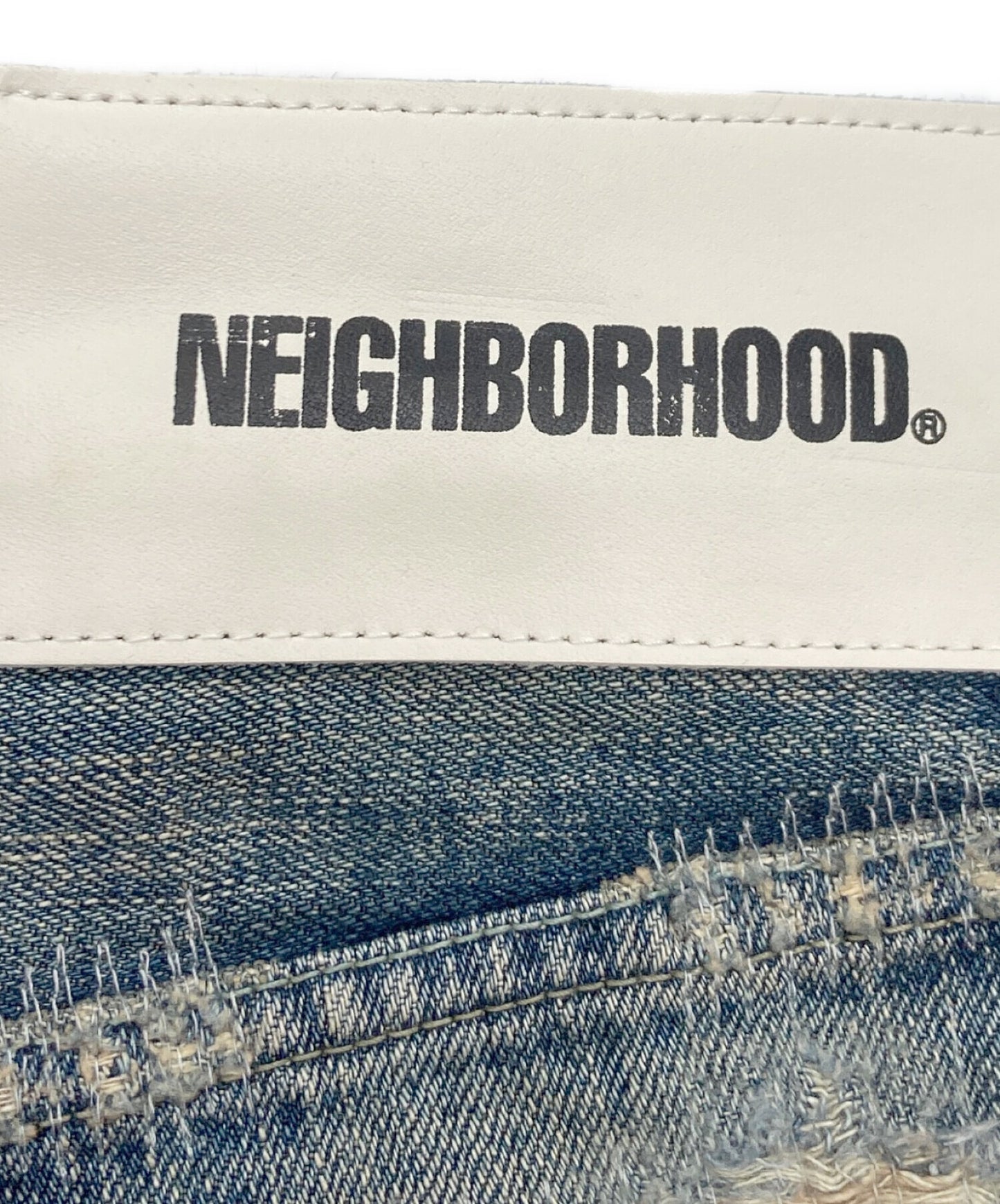 [Pre-owned] NEIGHBORHOOD Scratch Savage Denim Pants Basic C-PT 211XBNH-PTM07