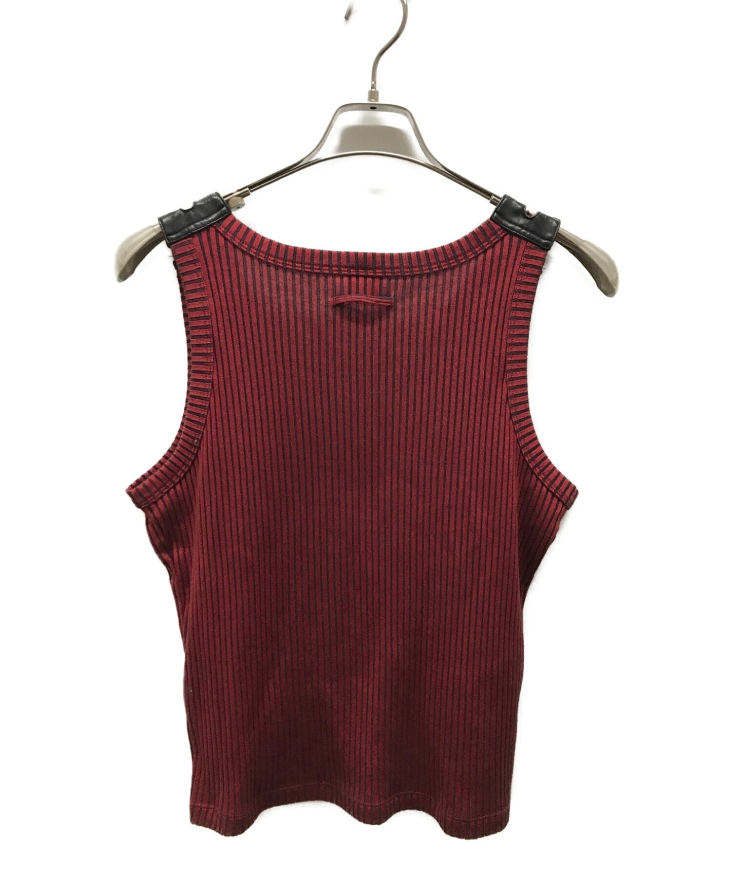 [Pre-owned] Jean Paul GAULTIER Leather Switched Tank Top