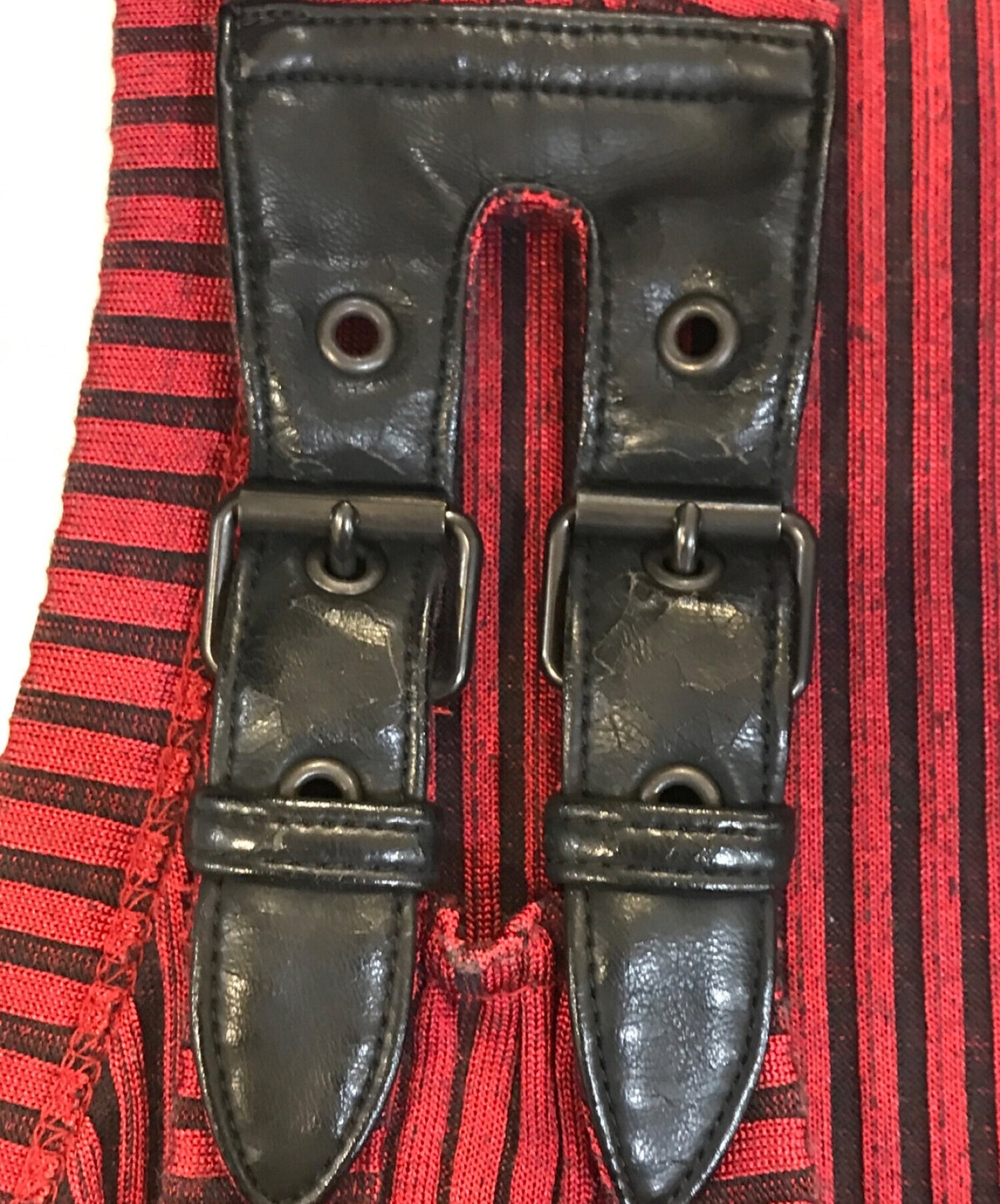 [Pre-owned] Jean Paul GAULTIER Leather Switched Tank Top