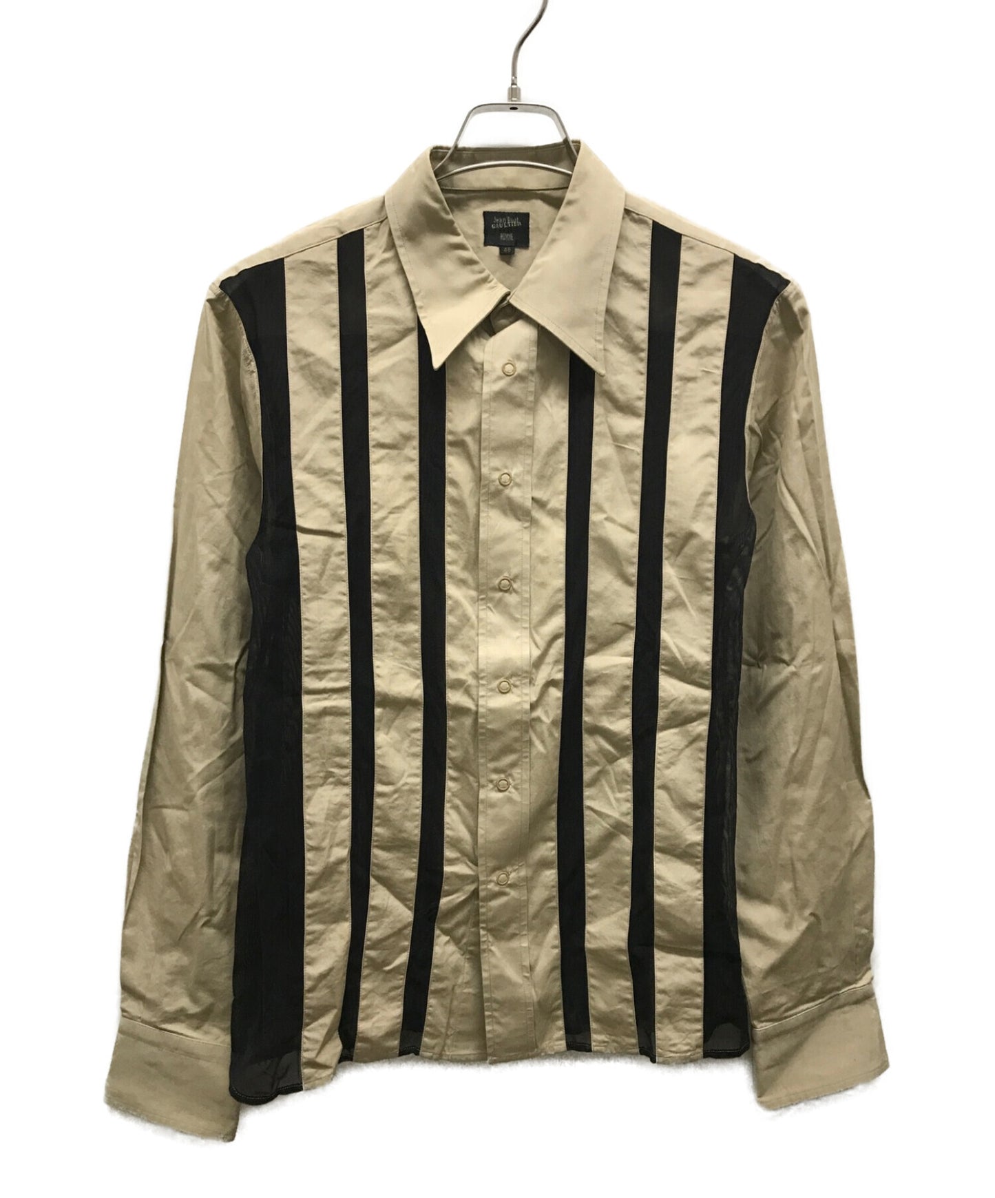 [Pre-owned] Jean Paul Gaultier homme sheer shirt