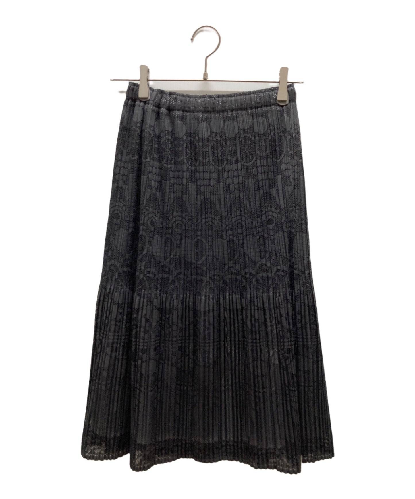 [Pre-owned] PLEATS PLEASE Fruit Mesh Weave Layered Skirt PP11-JG721