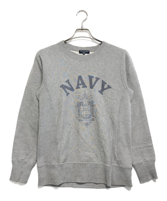 [Pre-owned] COMME des GARCONS HOMME USED NAVY printed sweatshirt HJ-T013