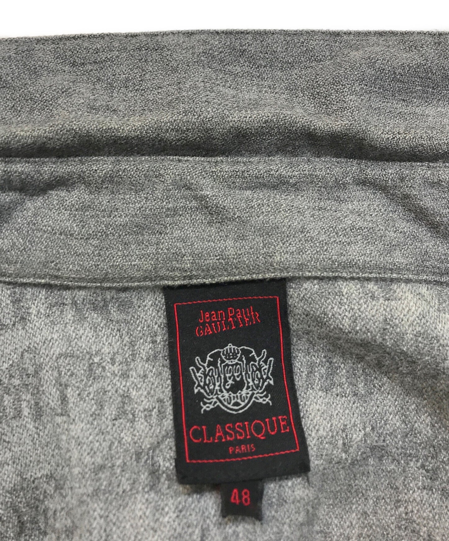 [Pre-owned] Jean Paul GAULTIER CLASSIQUE Logo design wool shirt