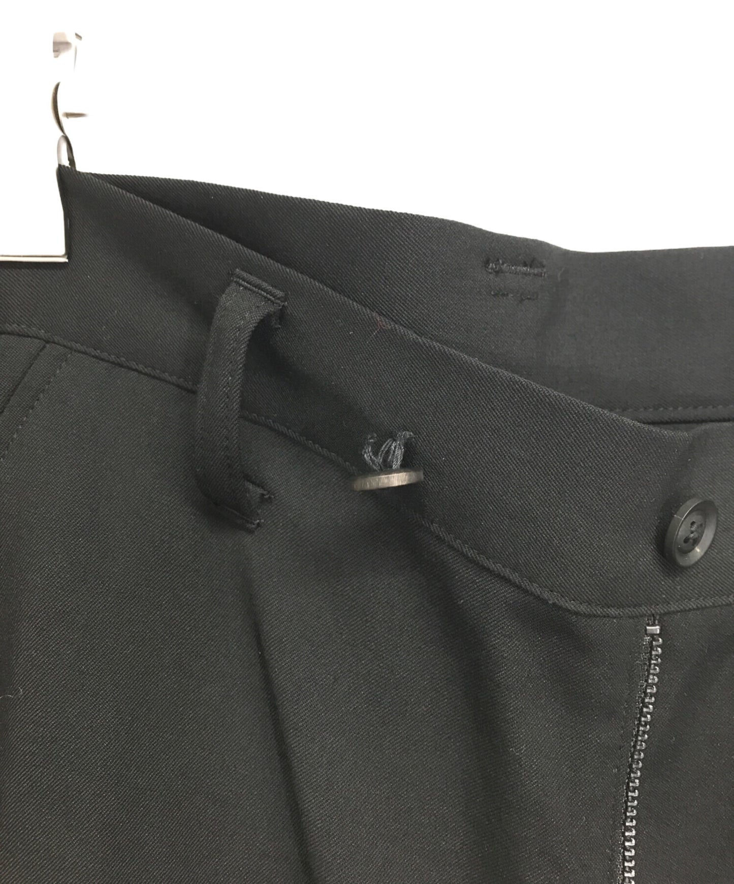 [Pre-owned] Yohji Yamamoto pour homme W/GABARDINE LEFT TUCK PANTS he-p14-100