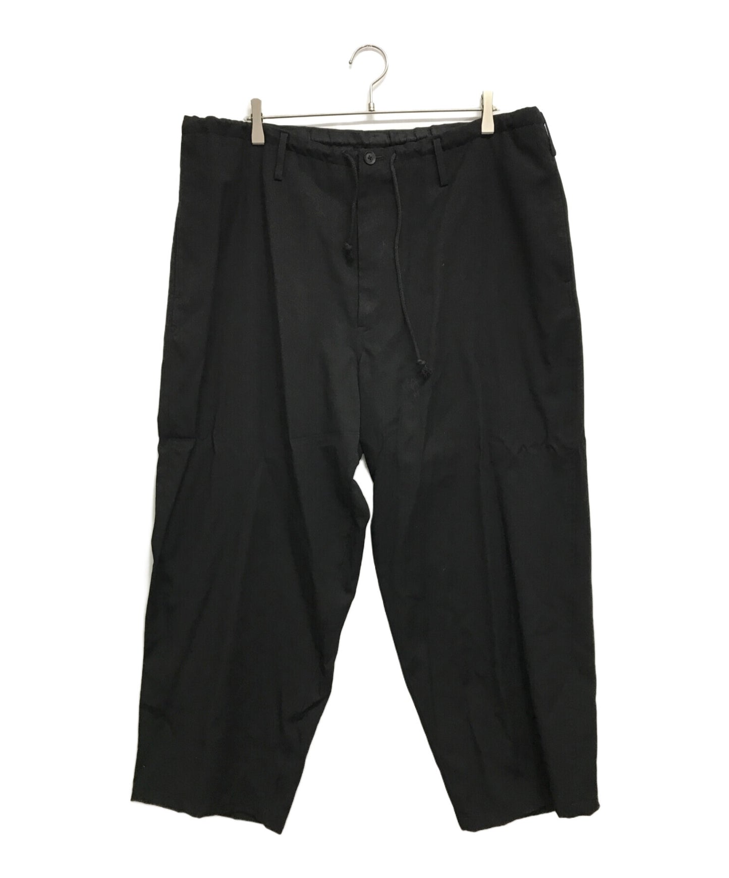 [Pre-owned] Yohji Yamamoto pour homme WOOL GABARDINE CLASSIC THICK STRING PANTS he-p13-100