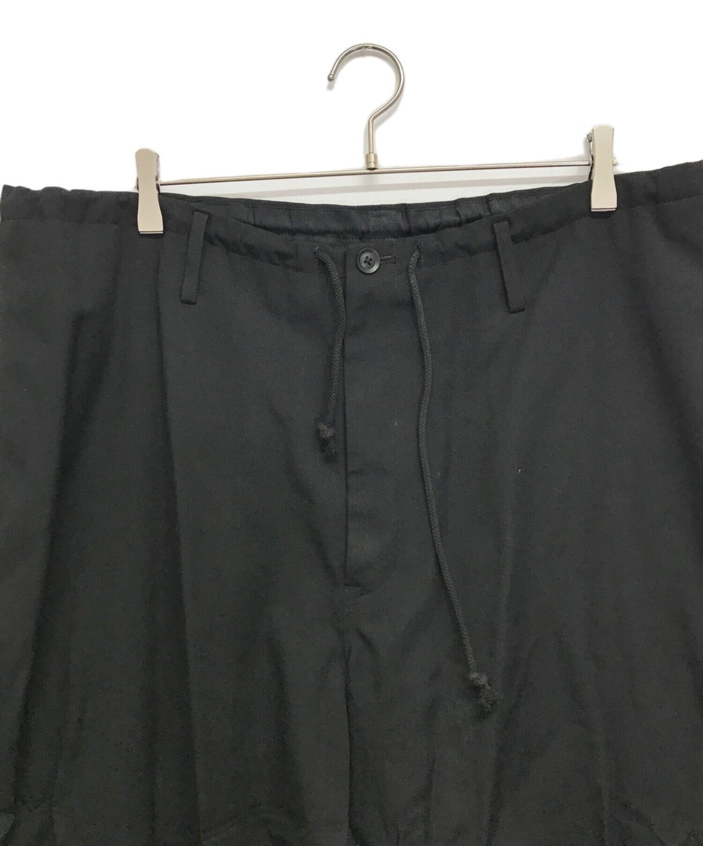 [Pre-owned] Yohji Yamamoto pour homme WOOL GABARDINE CLASSIC THICK STRING PANTS he-p13-100
