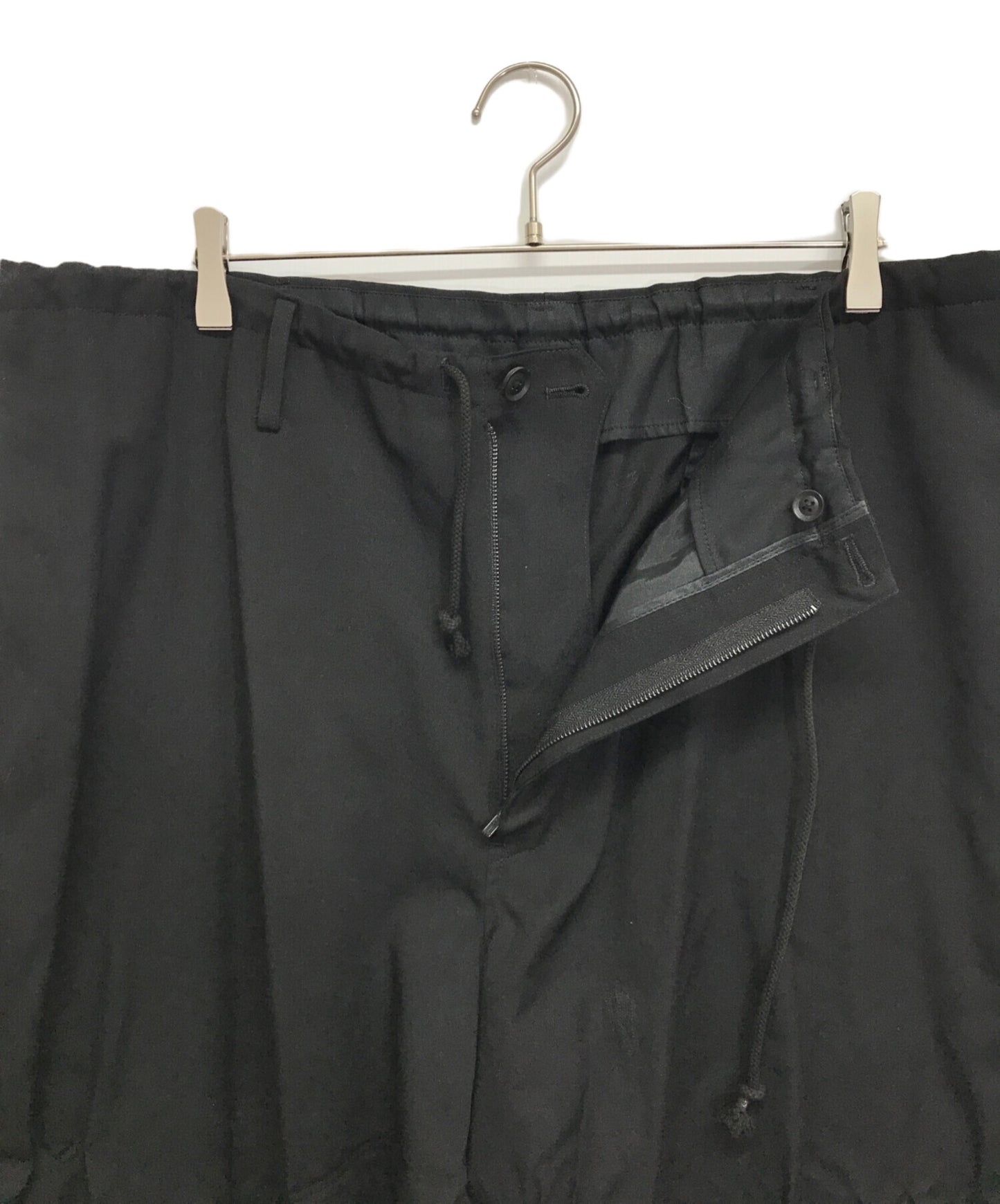 [Pre-owned] Yohji Yamamoto pour homme WOOL GABARDINE CLASSIC THICK STRING PANTS he-p13-100