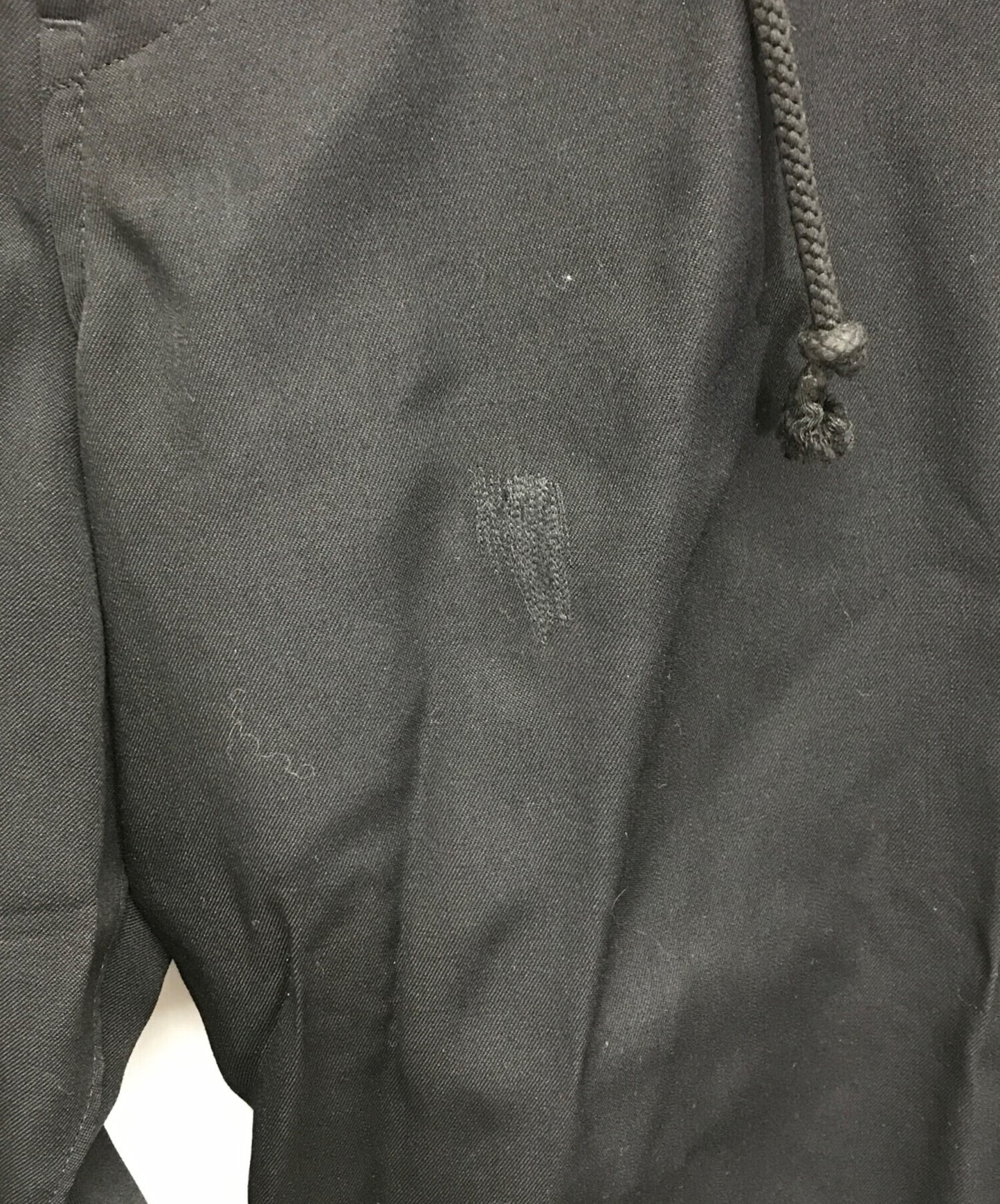 [Pre-owned] Yohji Yamamoto pour homme WOOL GABARDINE CLASSIC THICK STRING PANTS he-p13-100