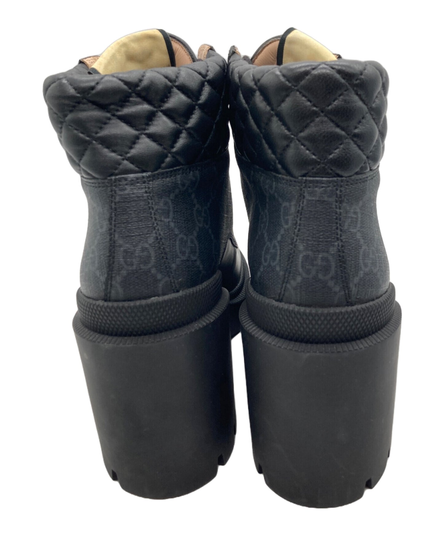 [Pre-owned] GUCCI GG Supreme Ankle Boots 659691