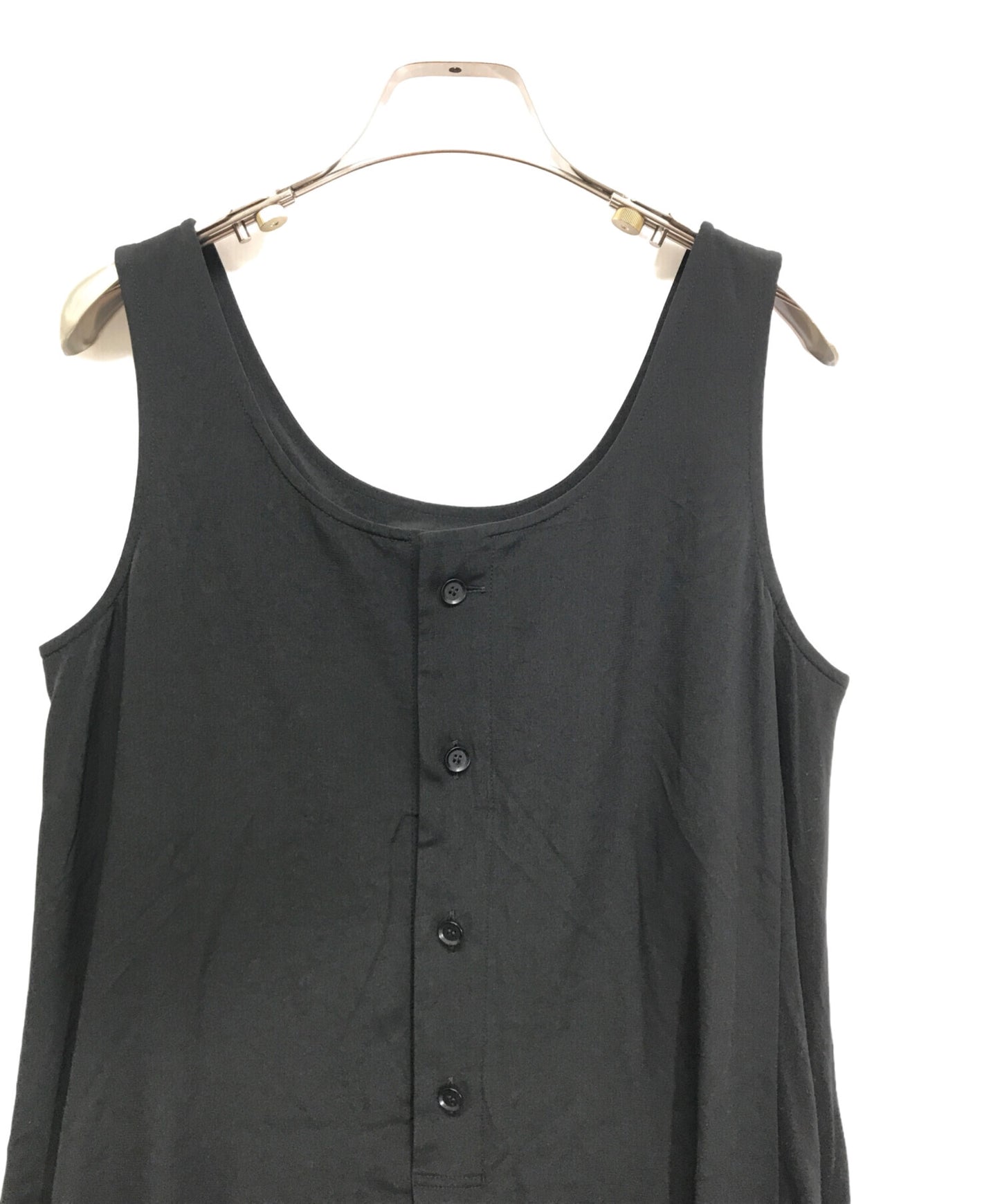 [Pre-owned] YOHJI YAMAMOTO Sleeveless Dress with Hem Switch FZ-D25-500
