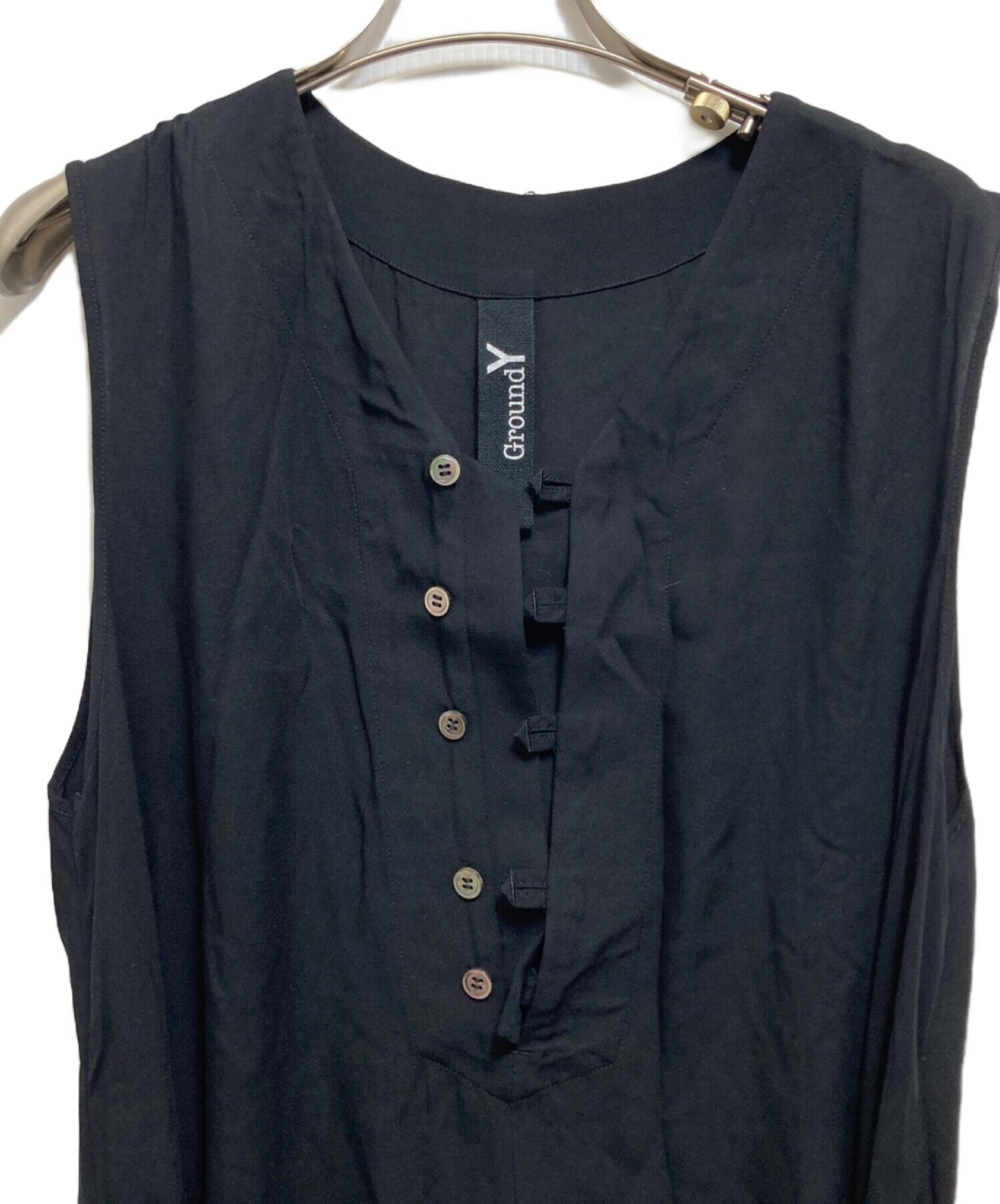 [Pre-owned] GROUND Y Sleeveless dress GD-D12-203