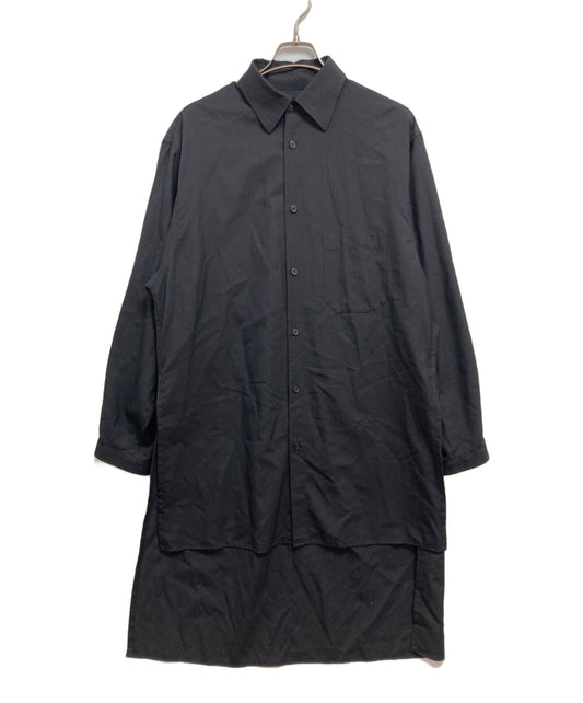 [Pre-owned] Y's Wool open collar long shirt YA-B03-150