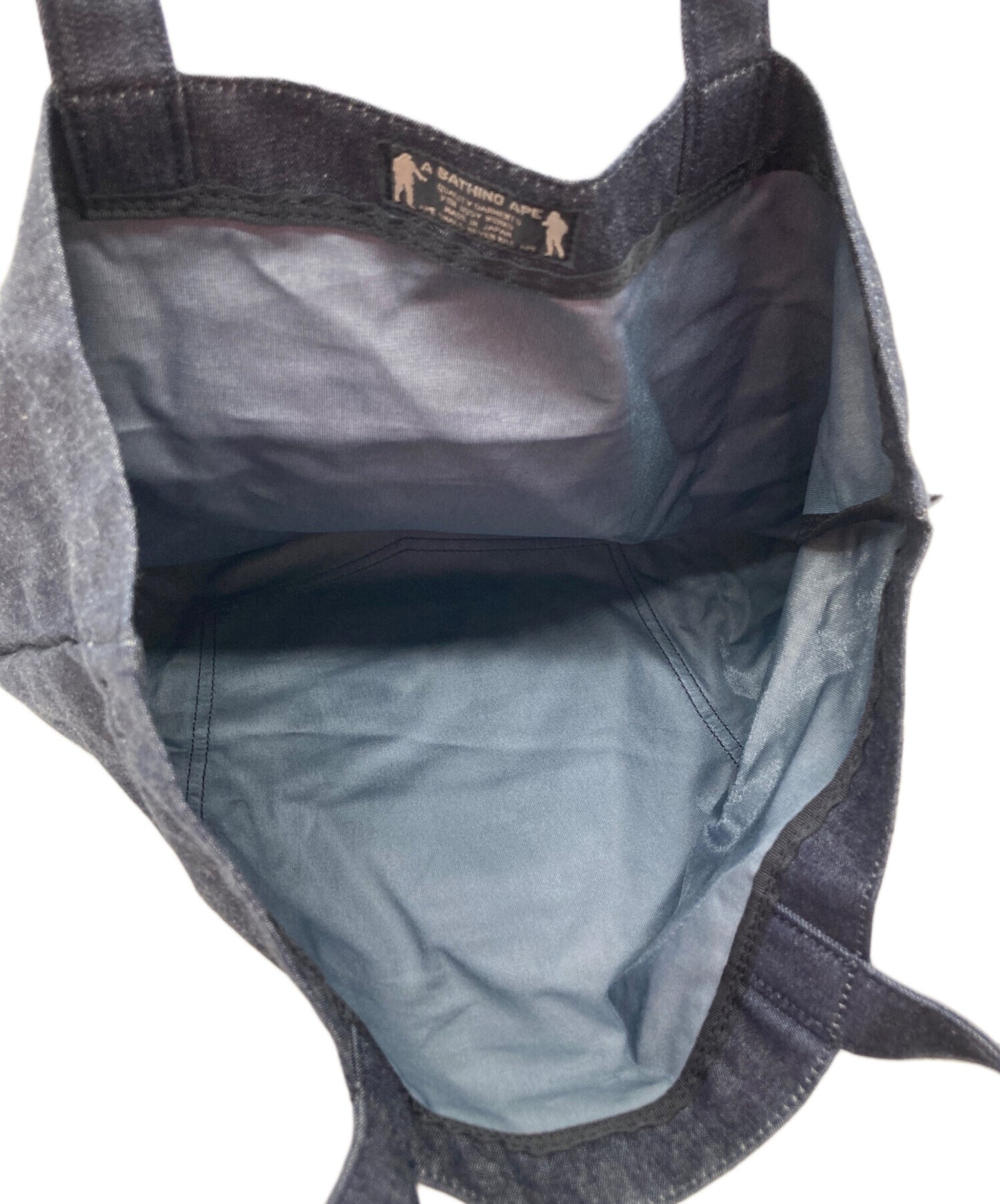 [Pre-owned] A BATHING APE Denim Tote Bag