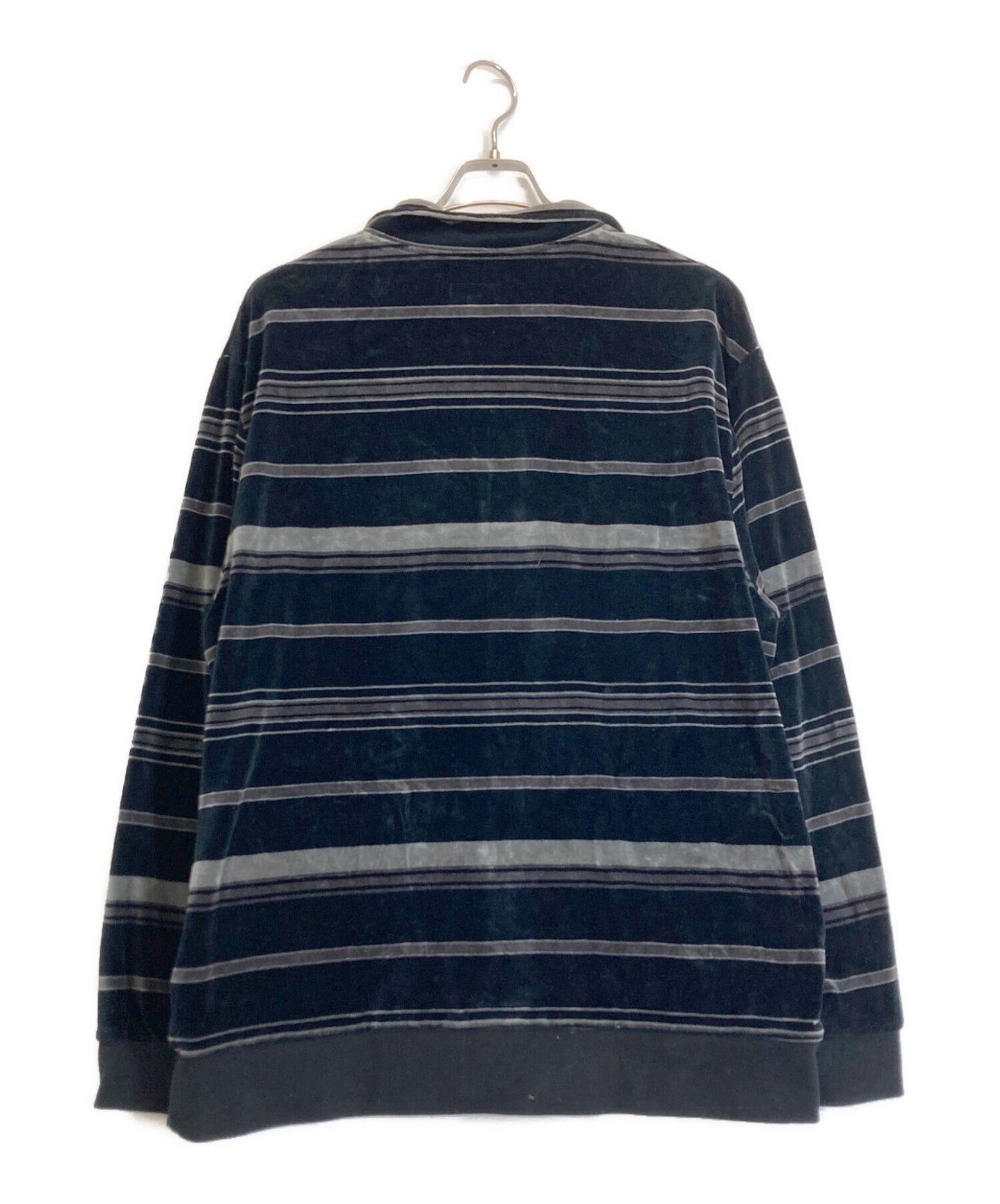 [Pre-owned] SUPREME Velour Half Zip Pullover