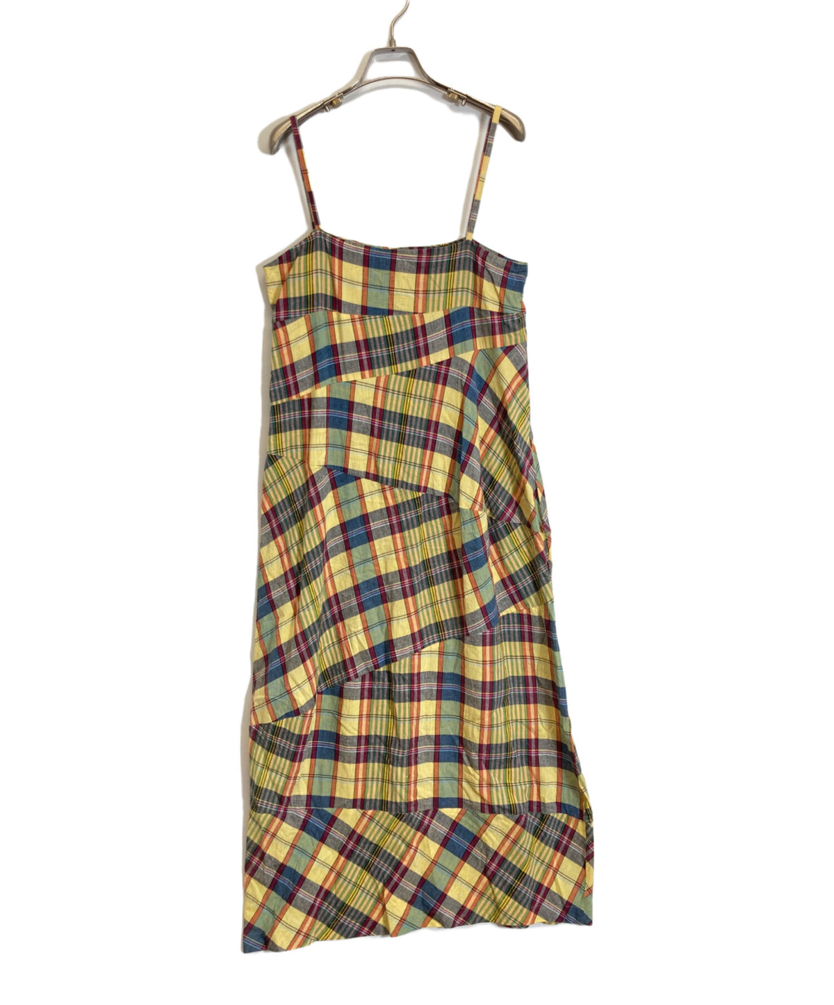 [Pre-owned] tricot COMME des GARCONS Plaid sleeveless dress