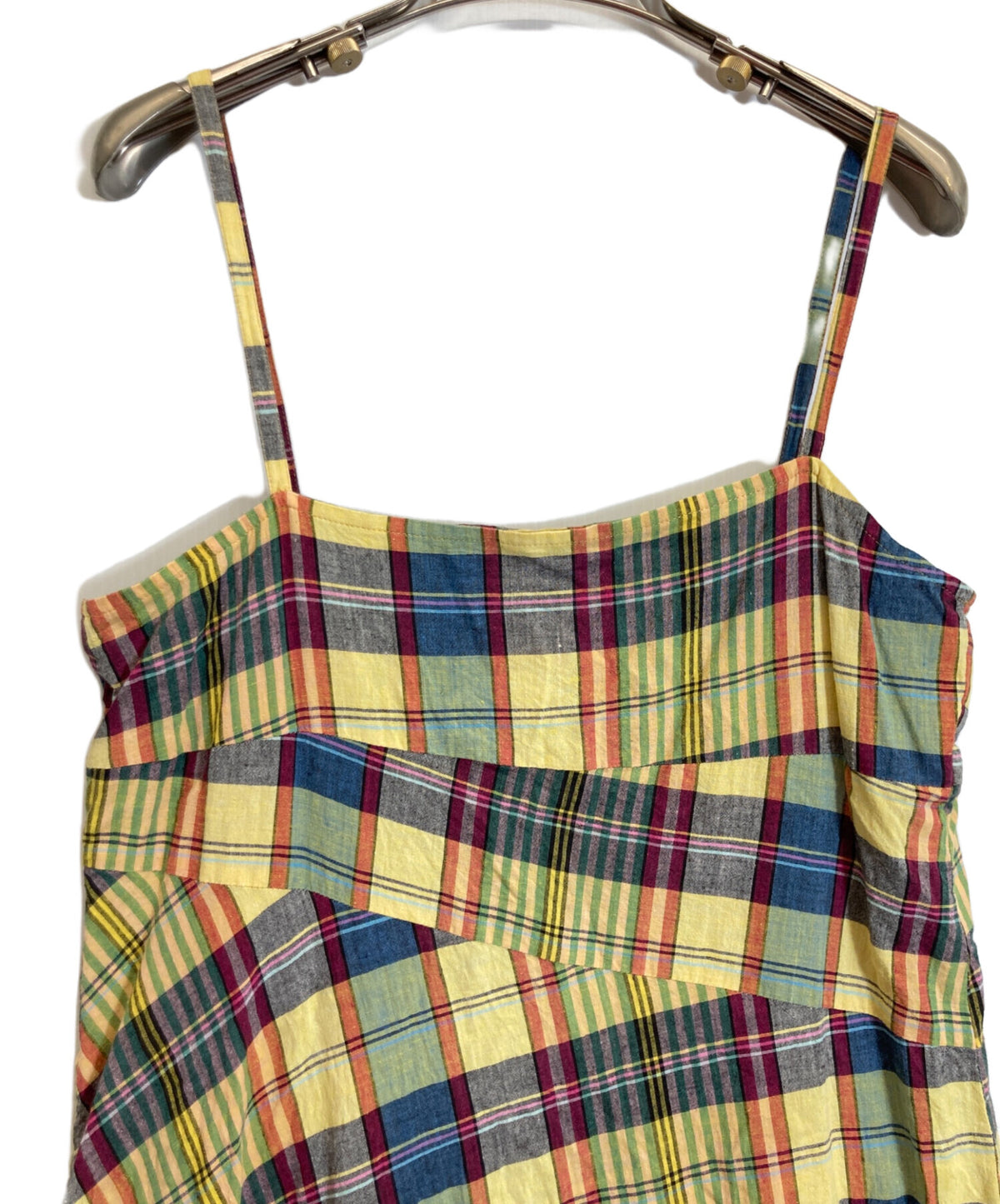 [Pre-owned] tricot COMME des GARCONS Plaid sleeveless dress