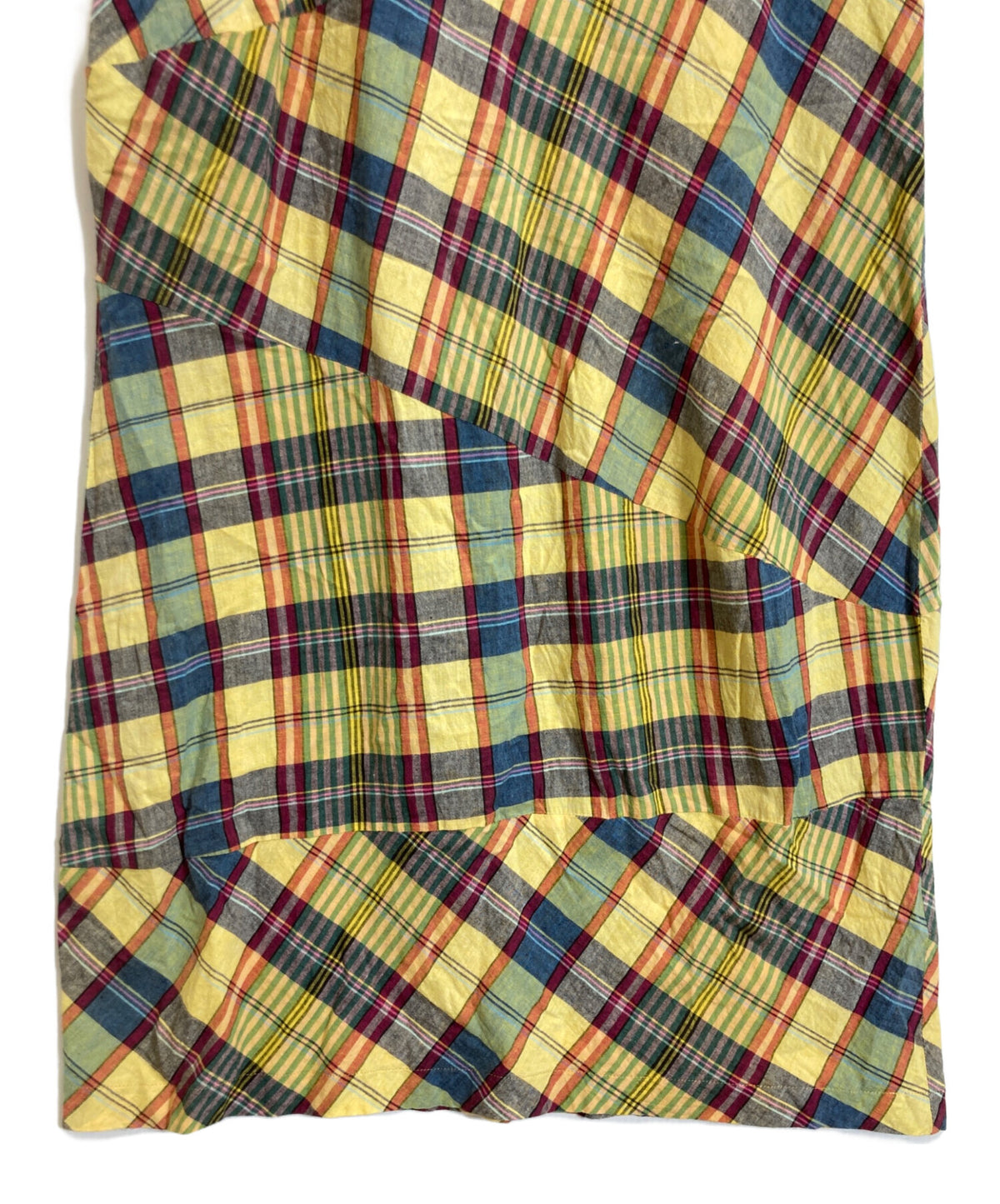 [Pre-owned] tricot COMME des GARCONS Plaid sleeveless dress