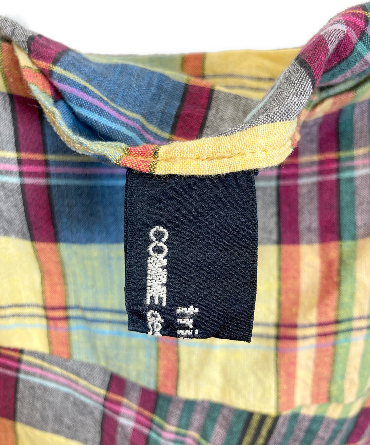 [Pre-owned] tricot COMME des GARCONS Plaid sleeveless dress