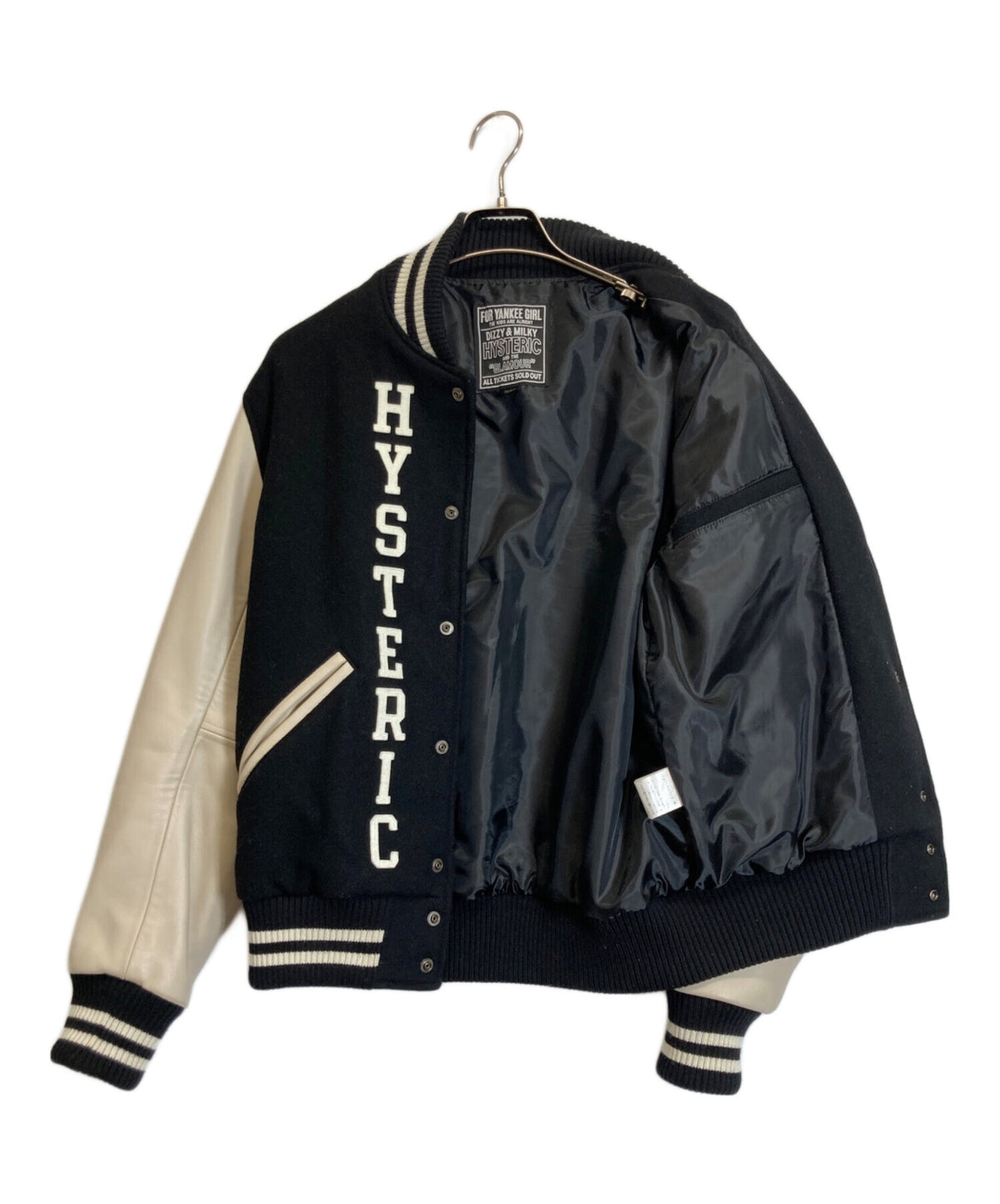 [Pre-owned] Hysteric Glamour SEE NO EVIL embroidered stadium jacket 02223AB09