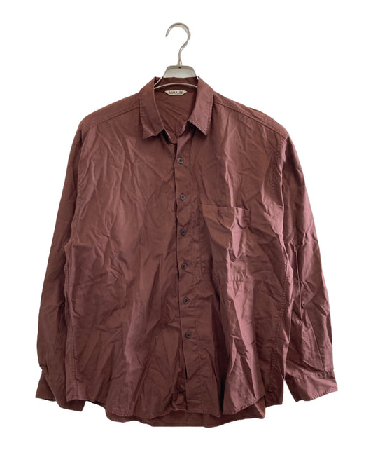 [Pre-owned] AURALEE WASHED FINX TWILL BIG SHIRTS A00S03TN