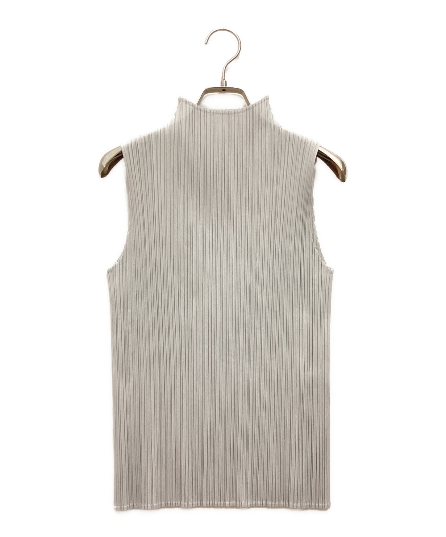 [Pre-owned] PLEATS PLEASE BASICS High Neck Sleeveless Pleated Blouse pp05jk102/3