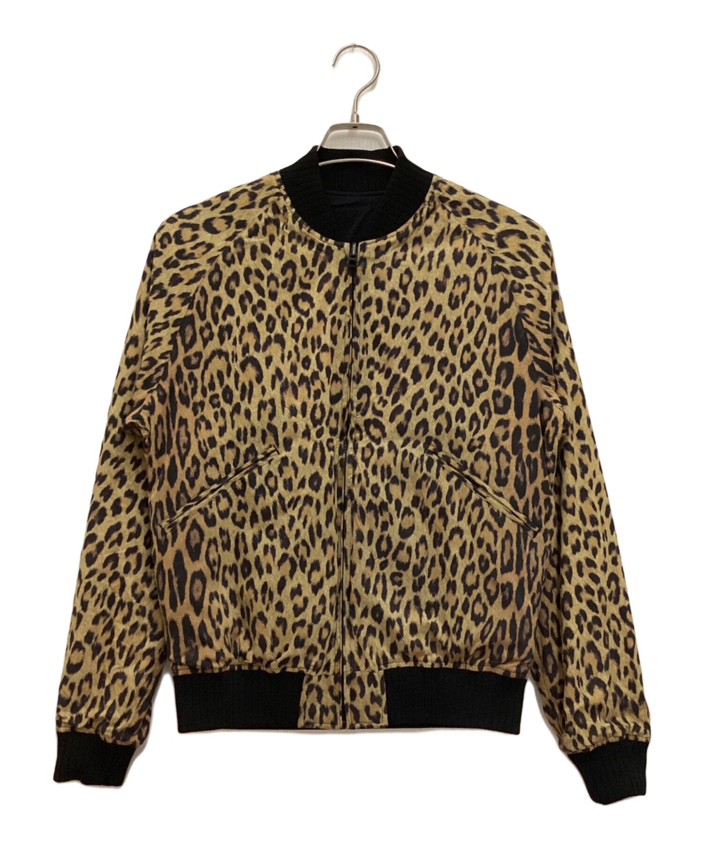 [Pre-owned] Hysteric Glamour Polartec Alpha Primaloft Souvenir Jacket Blouson Reversible Leopard Back Print 02193ab055