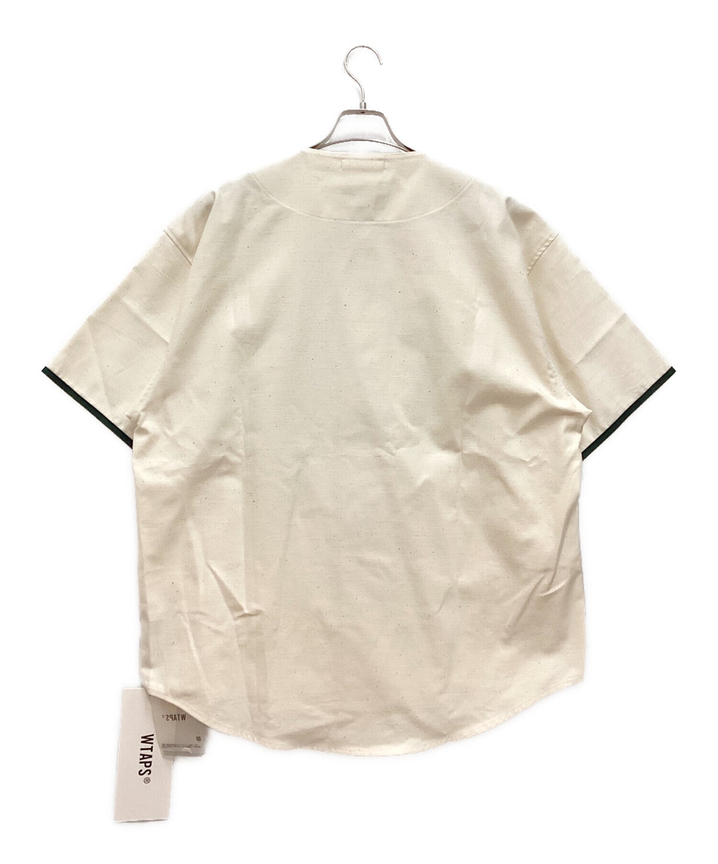 [Pre-owned] WTAPS COTTON.SATIN.SPINA Cotton baseball shirt 241TQDT-SHM05