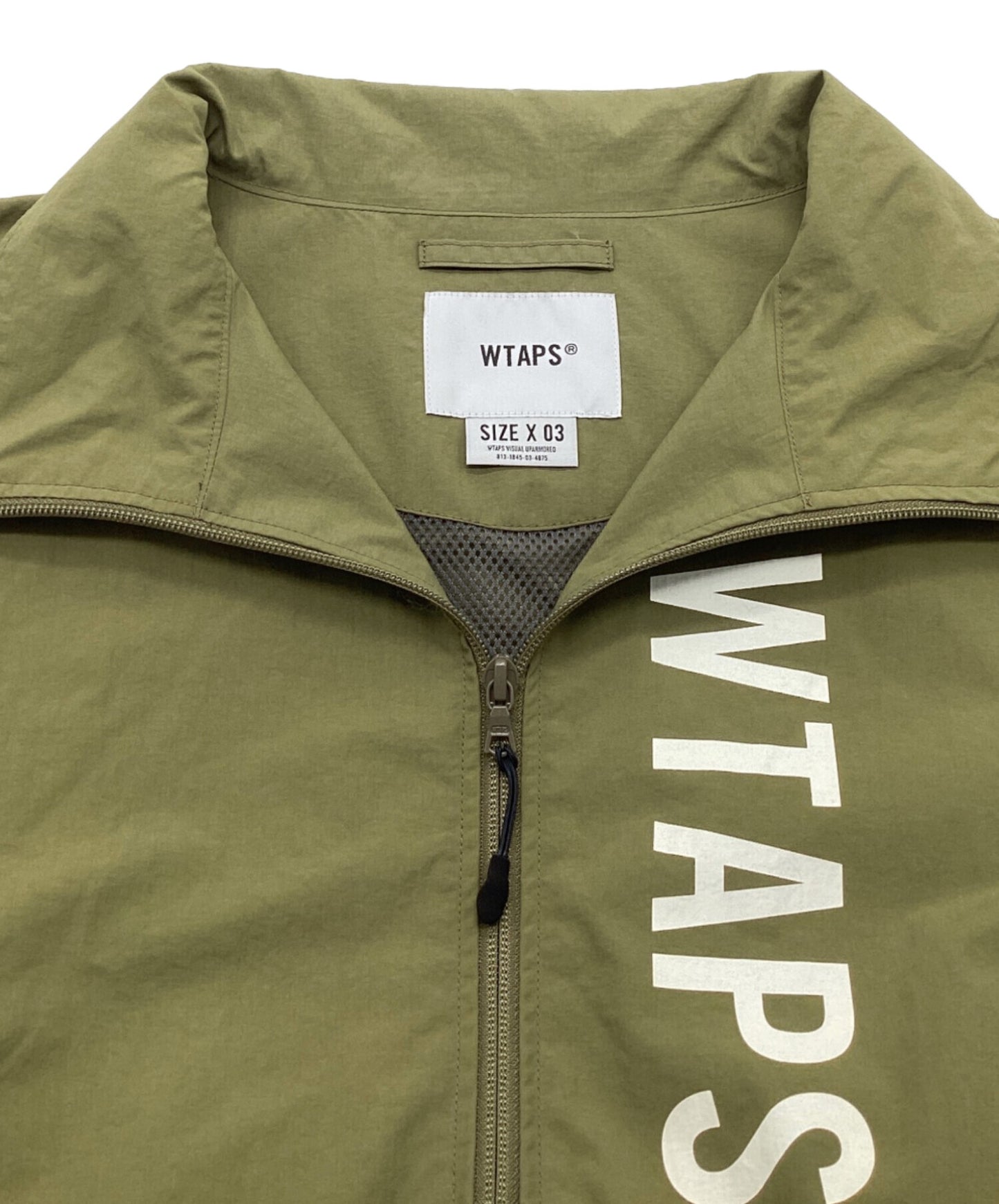 [Pre-owned] WTAPS TRACK / JACKET / NYLON. TUSSAH. PERTEX. SIGN / Track Jacket Nylon TUSSAH. 241CWDT-JKM01